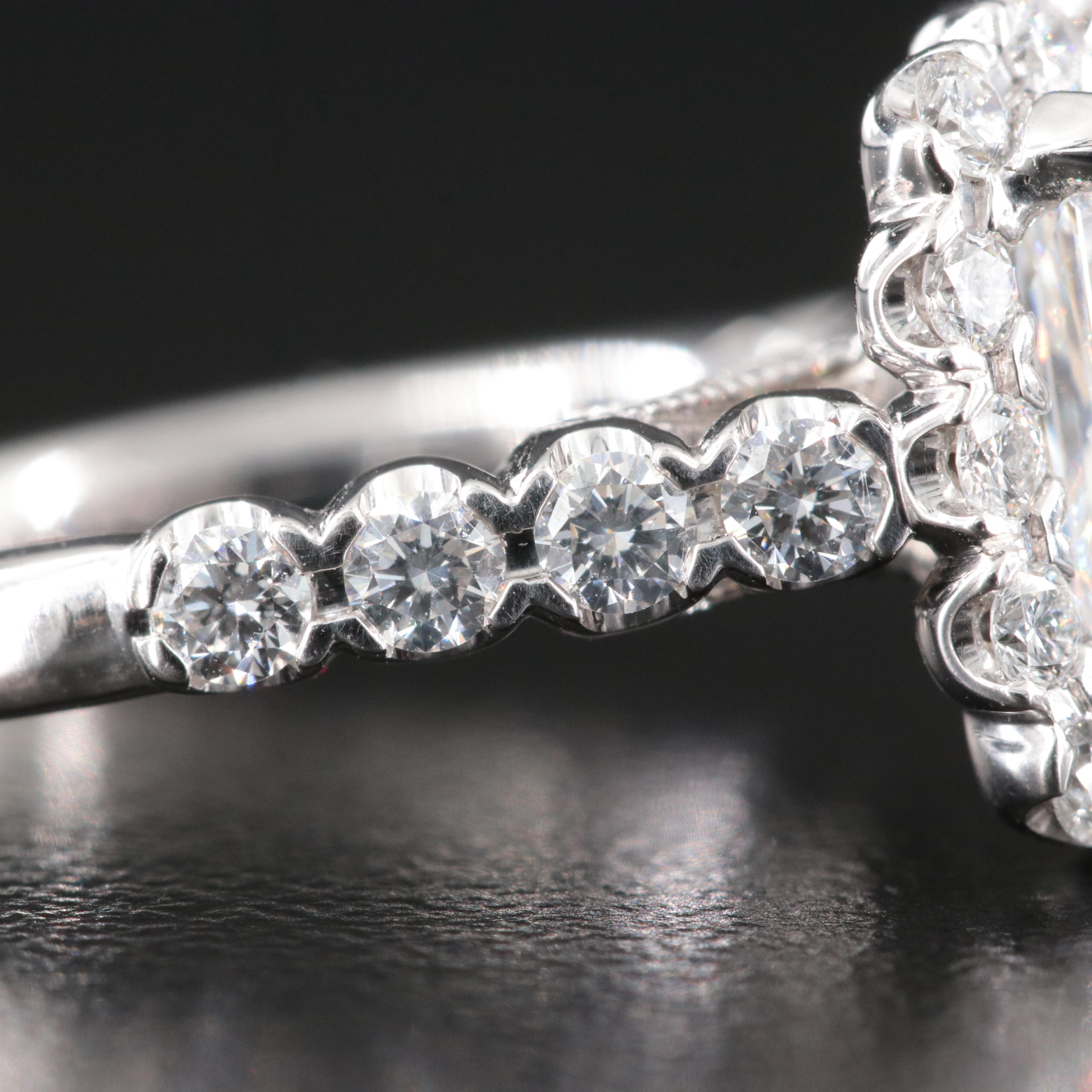 18K 2.75 CTW Diamond Ring with GIA Online Report
