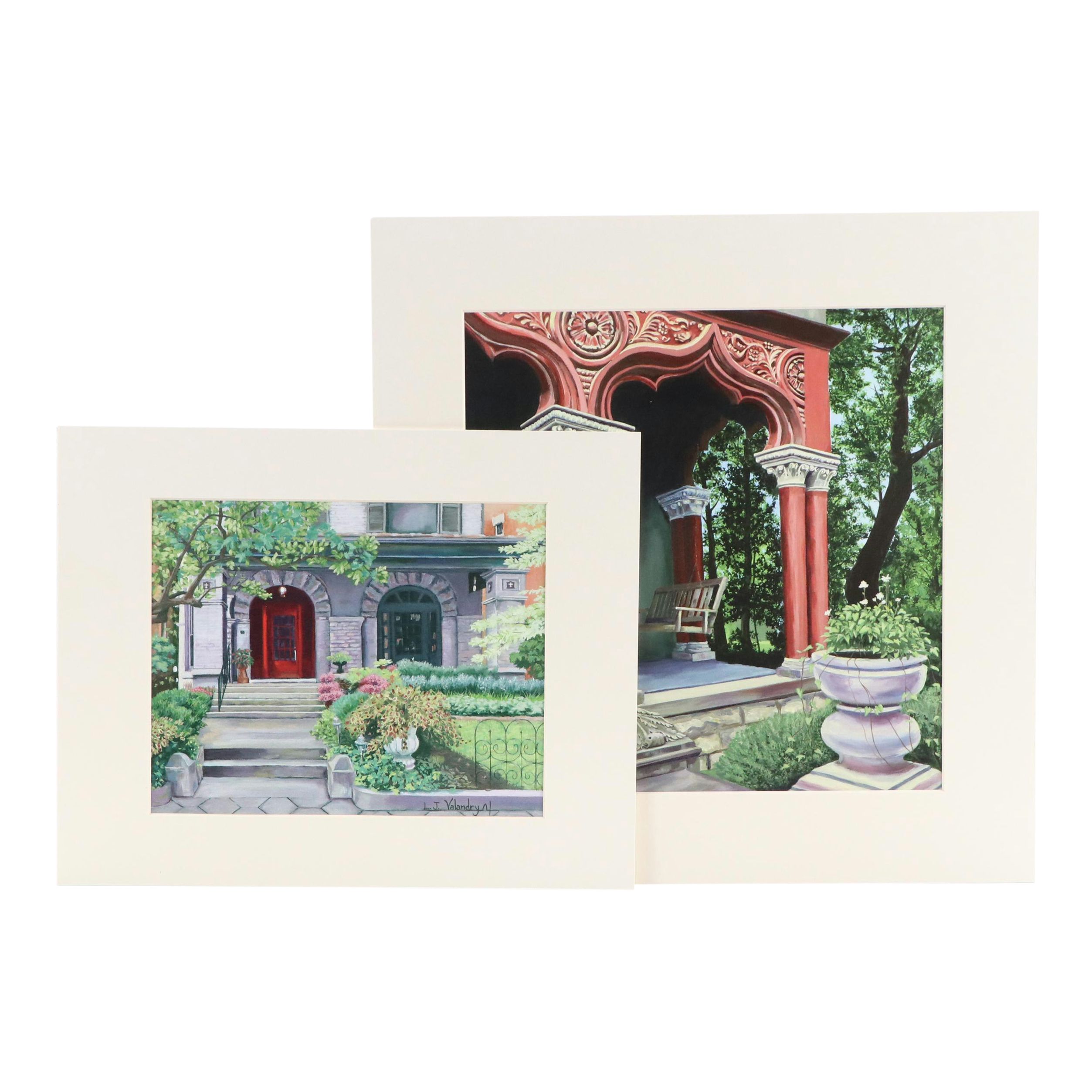 Jo Valandry Studio Giclées "The Turkish House" and "The Red Door"