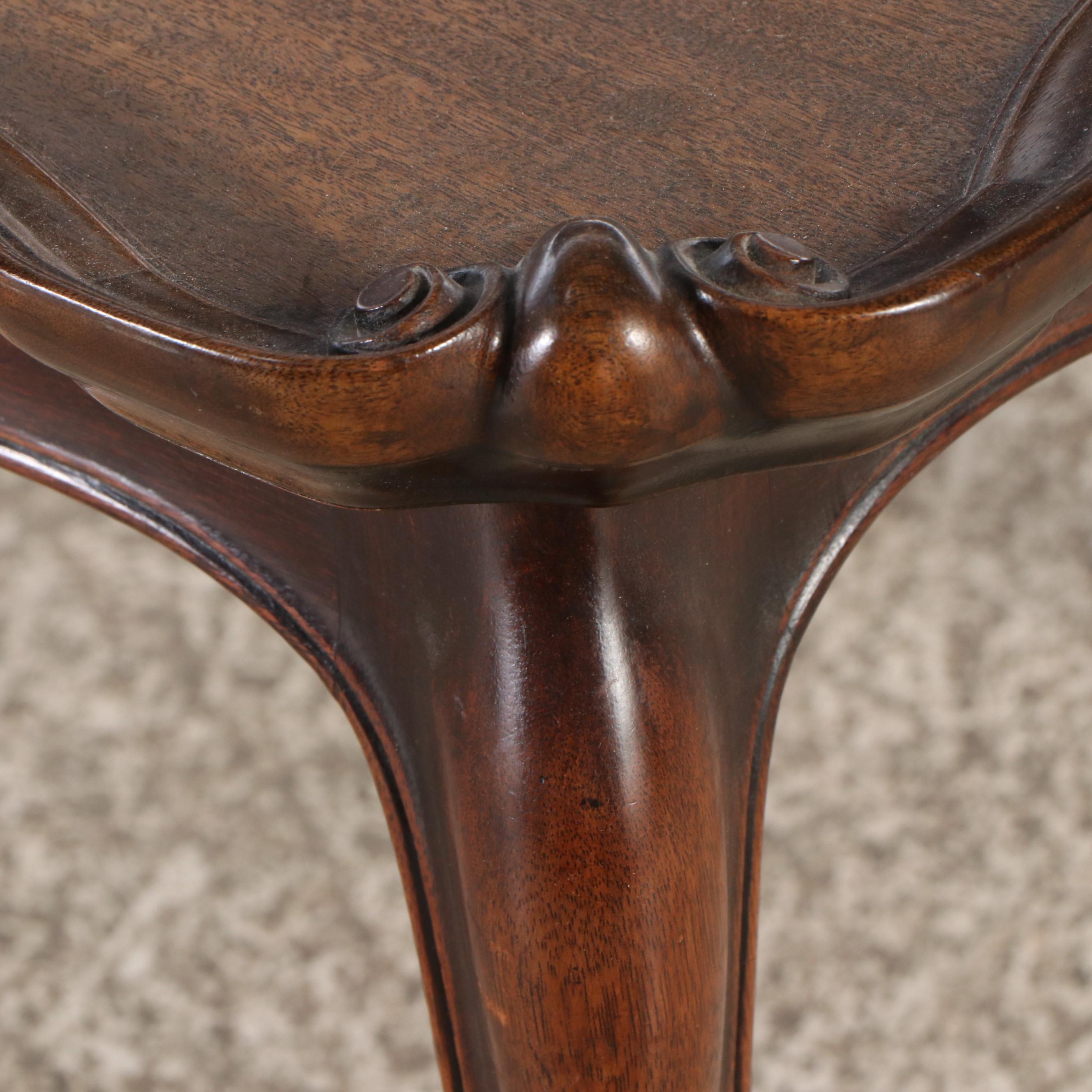 French Provincial Style Walnut Coffee Table, 20th Century