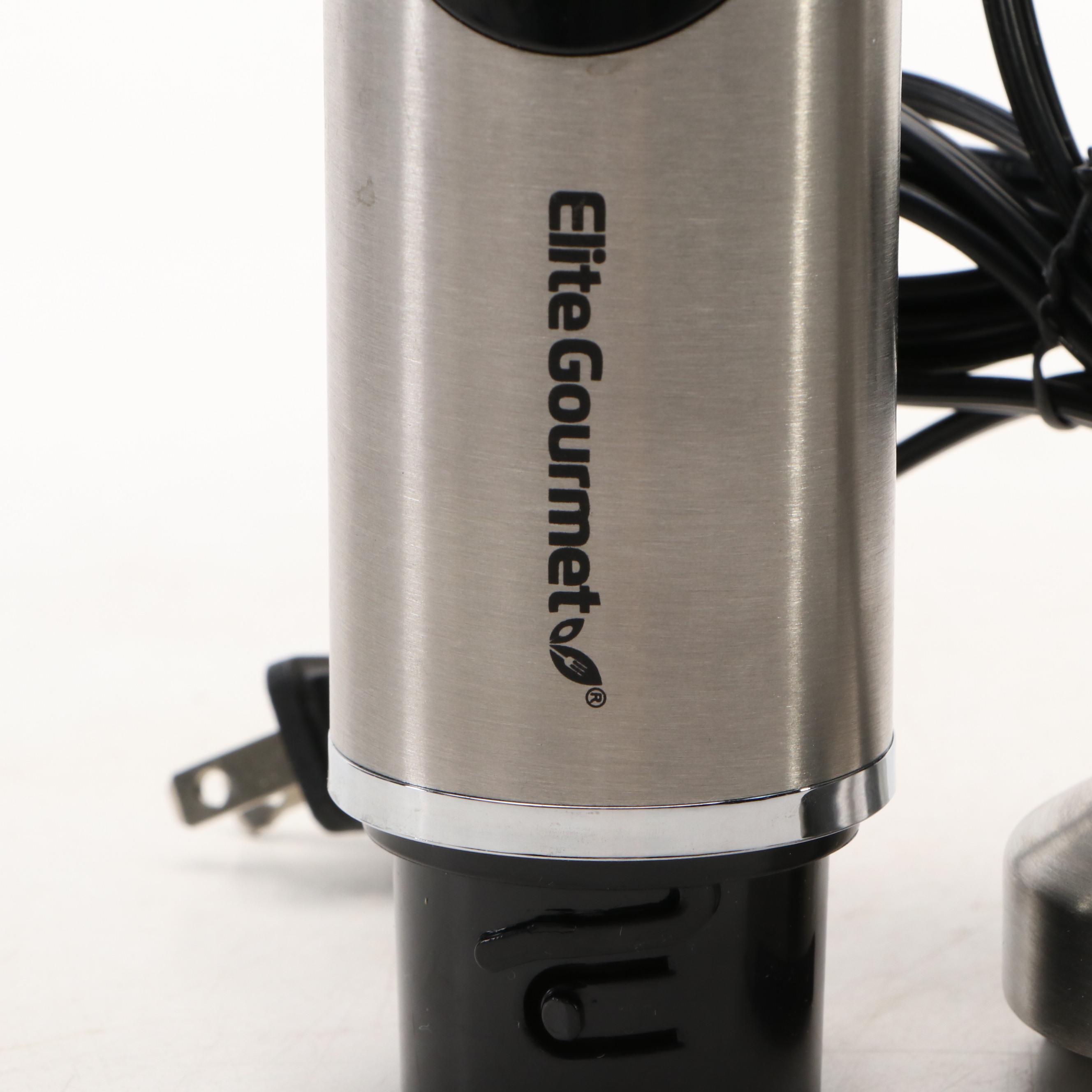 Elite Gourmet Hand Blender with Bags