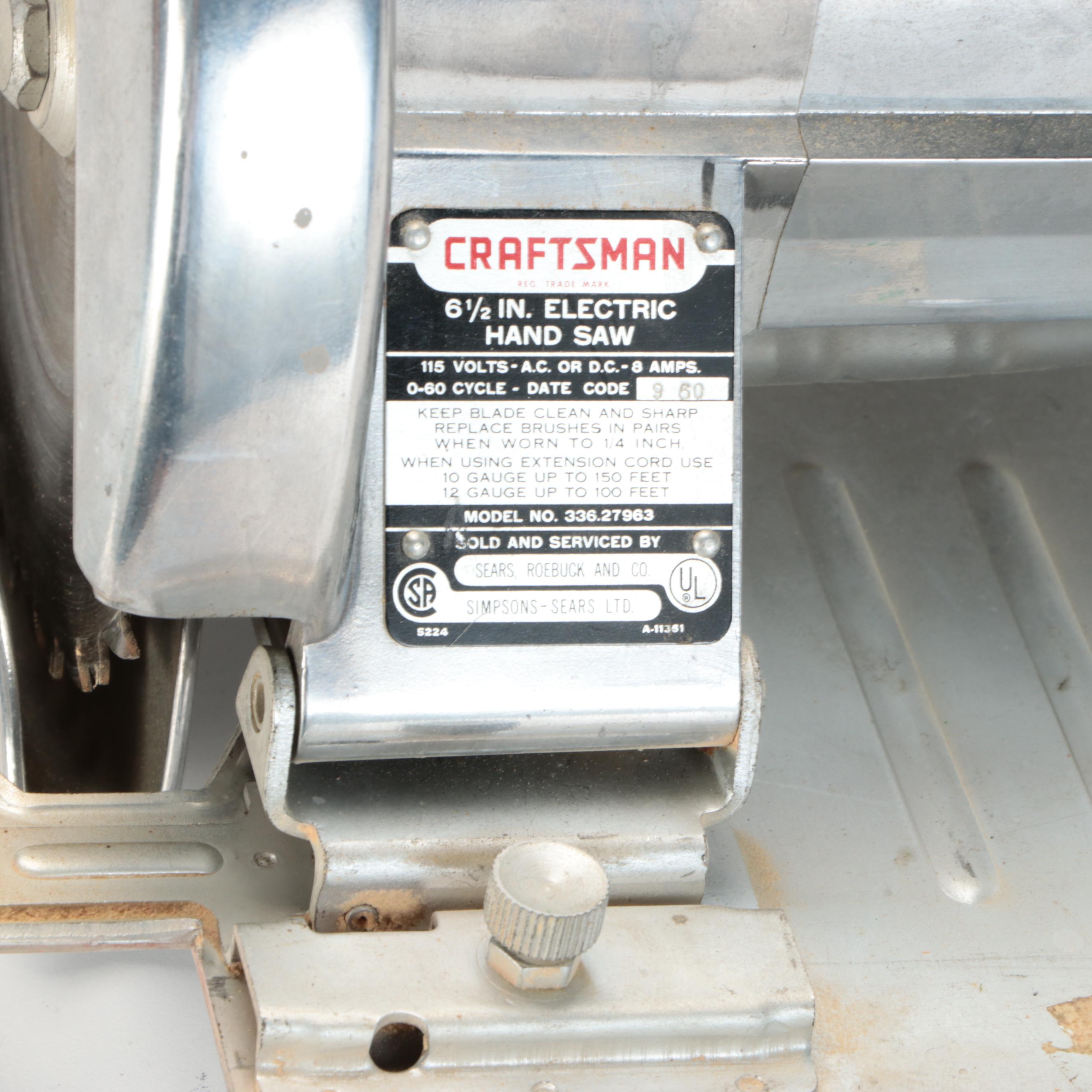 Craftsman Handheld Circular Saw with Case