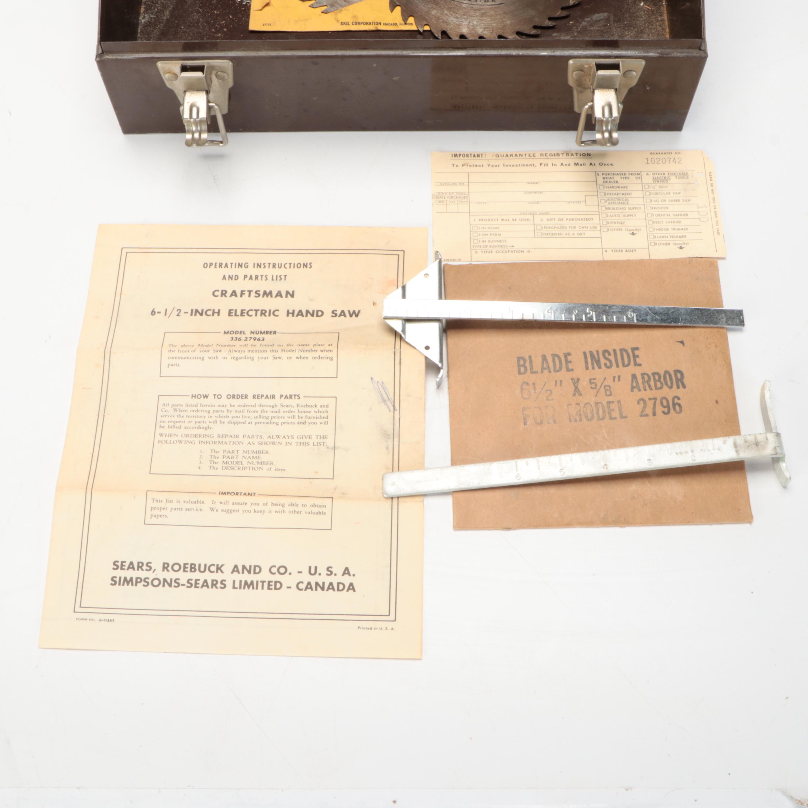 Craftsman Handheld Circular Saw with Case