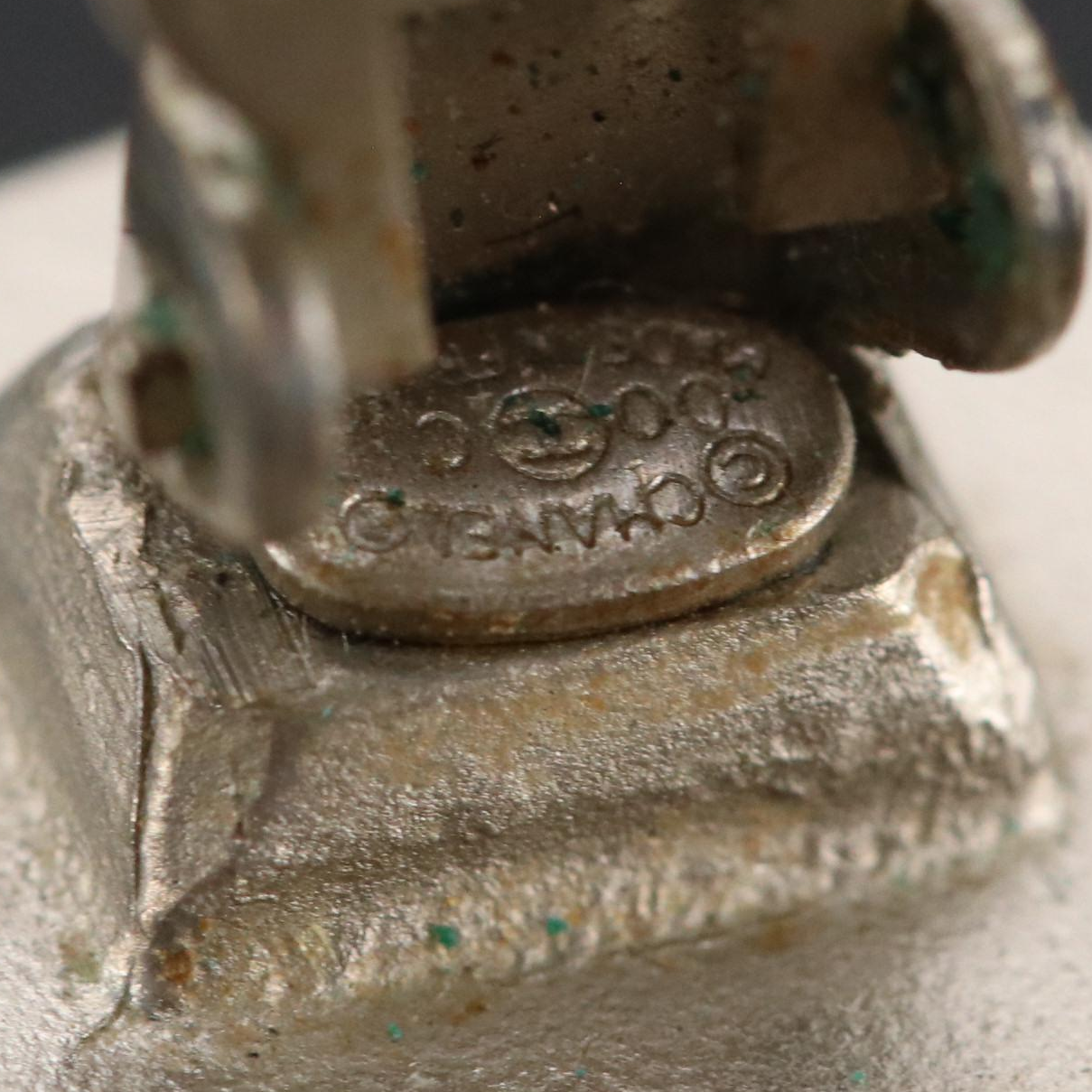 Chanel Logo Button Clip Earrings, 2000