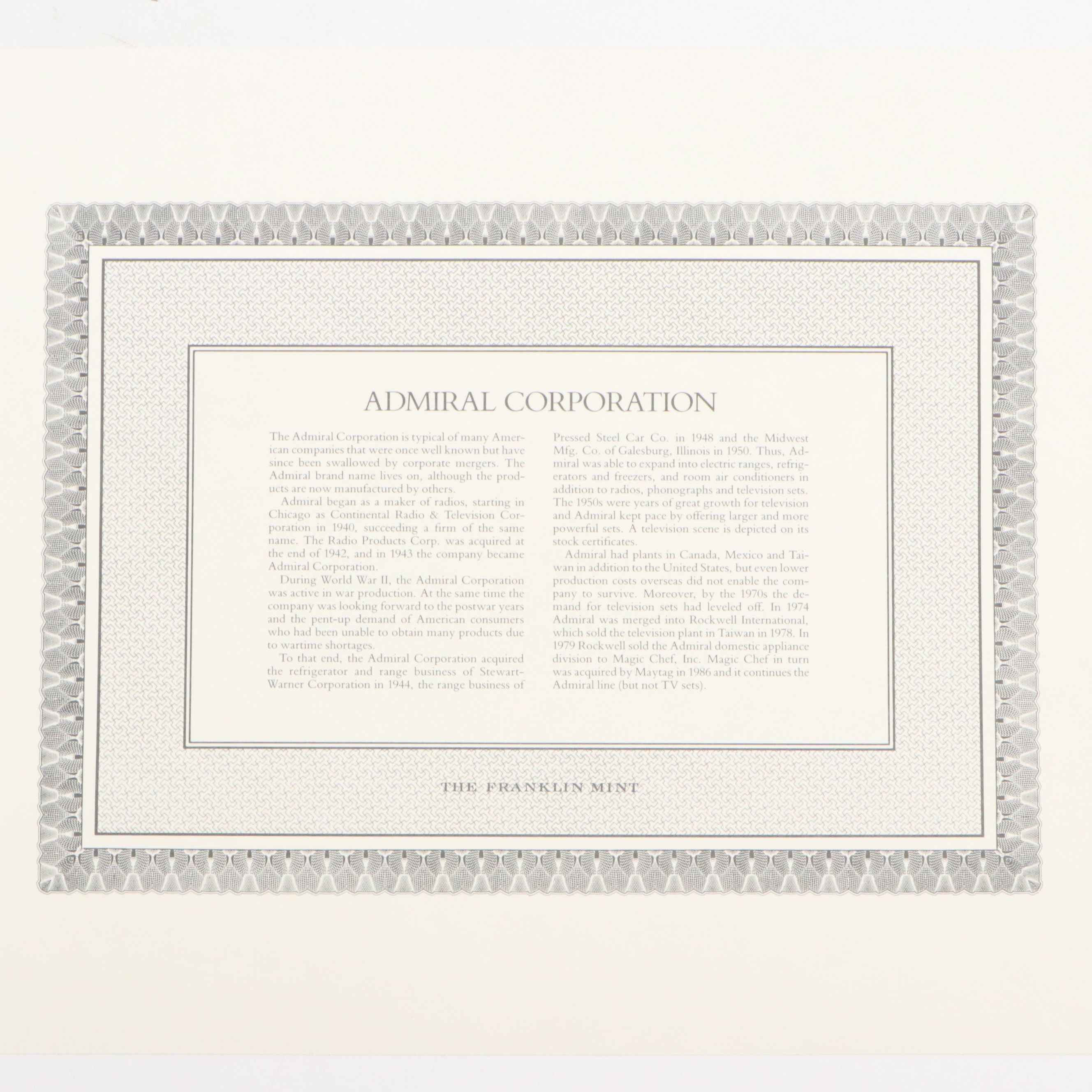 1863 George Opdyke Signed Election Expenses Check with Stock Certificates