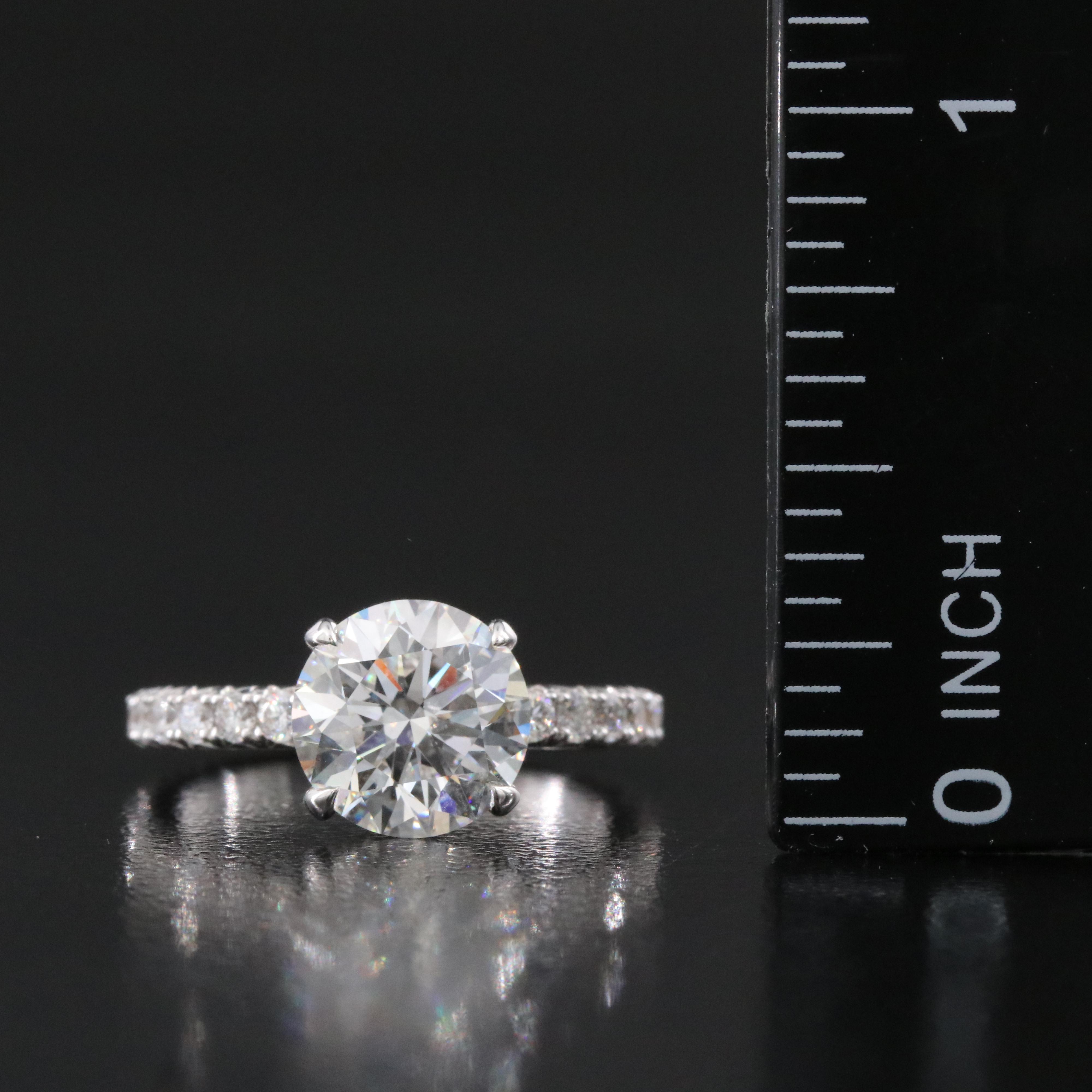 18K 3.18 CTW Lab Grown Diamond Ring with IGI Online Report