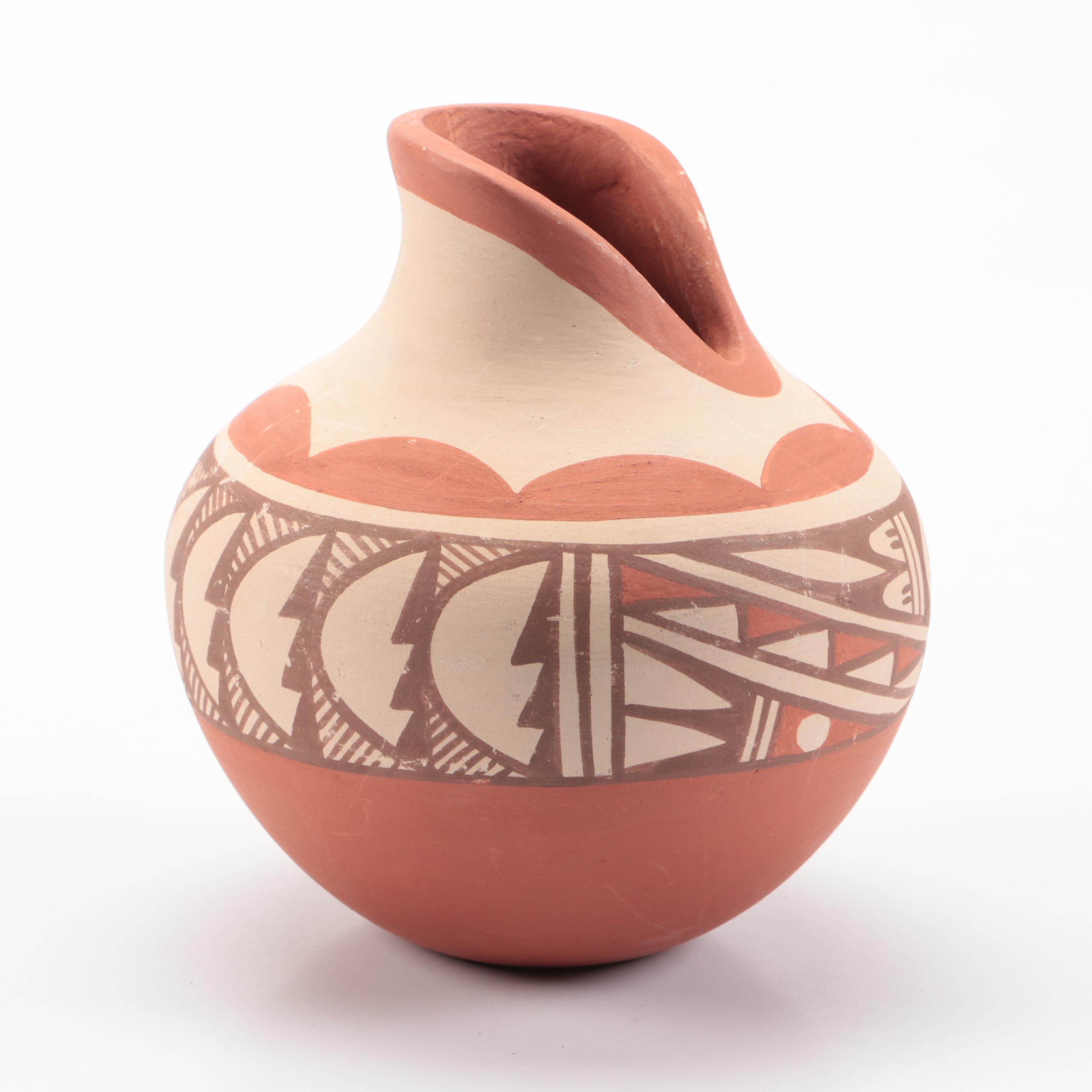 Southwestern Clay Vase