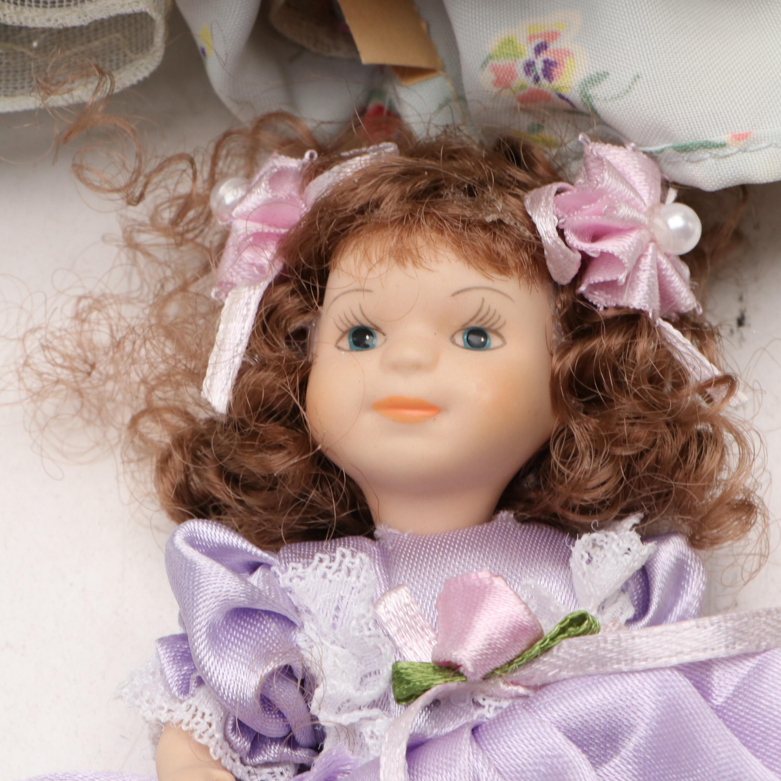 Handmade Baby Quilts with Storybook and Other Dolls