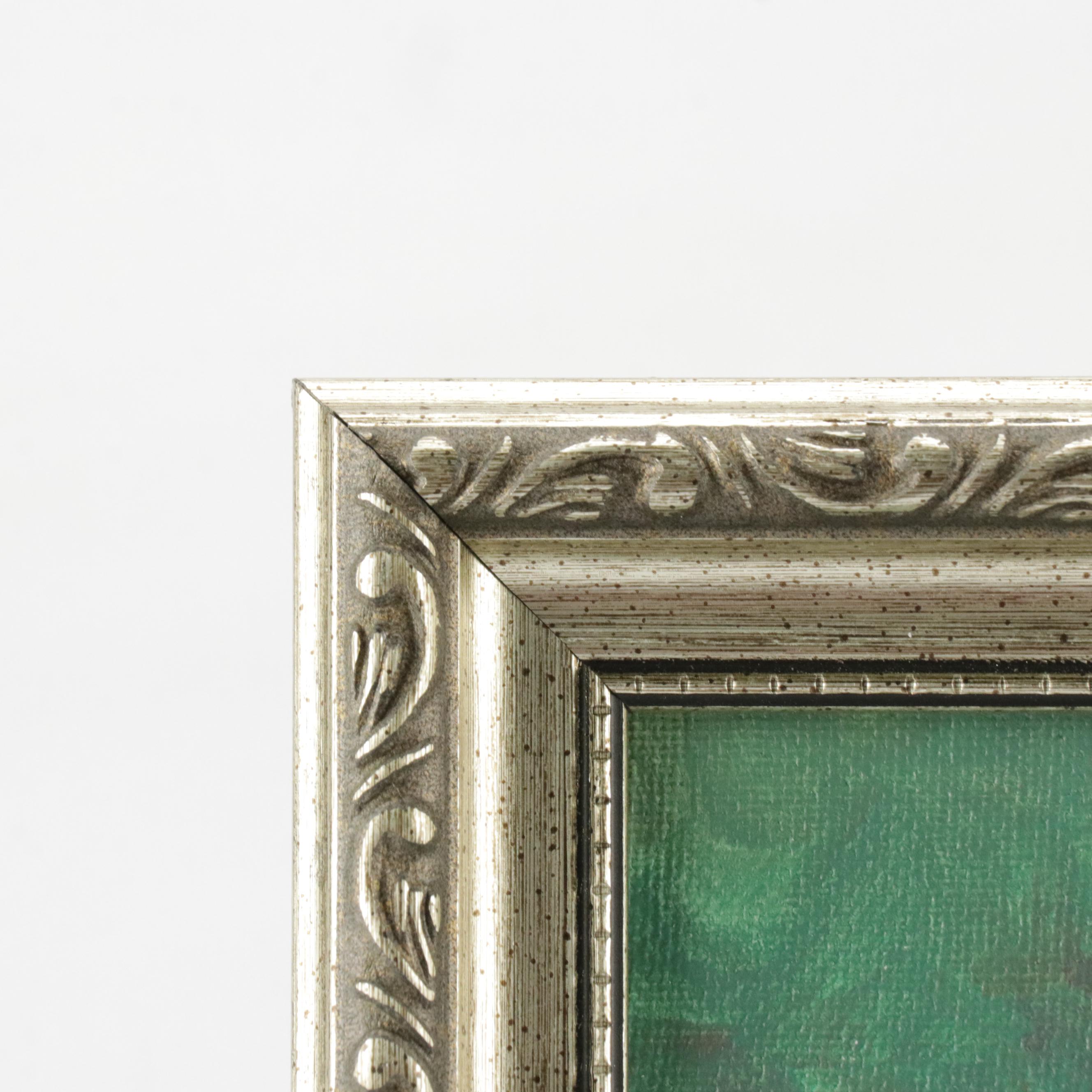 Robert Riddle Baker Landscape Acrylic Painting "Fall's Explosion," 2023