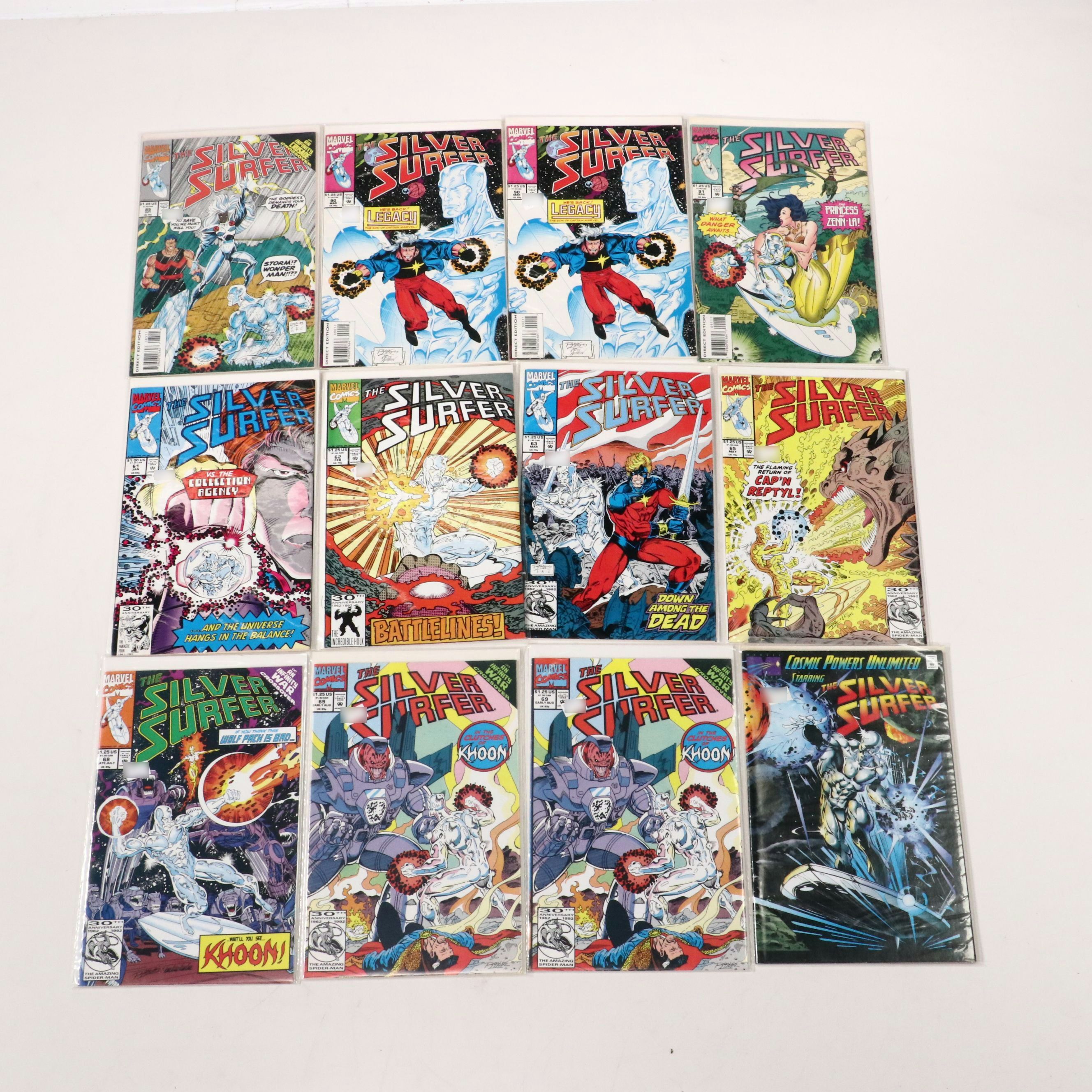 Modern Age Comic Books Featuring "Excalibur", "Dr. Strange", and More