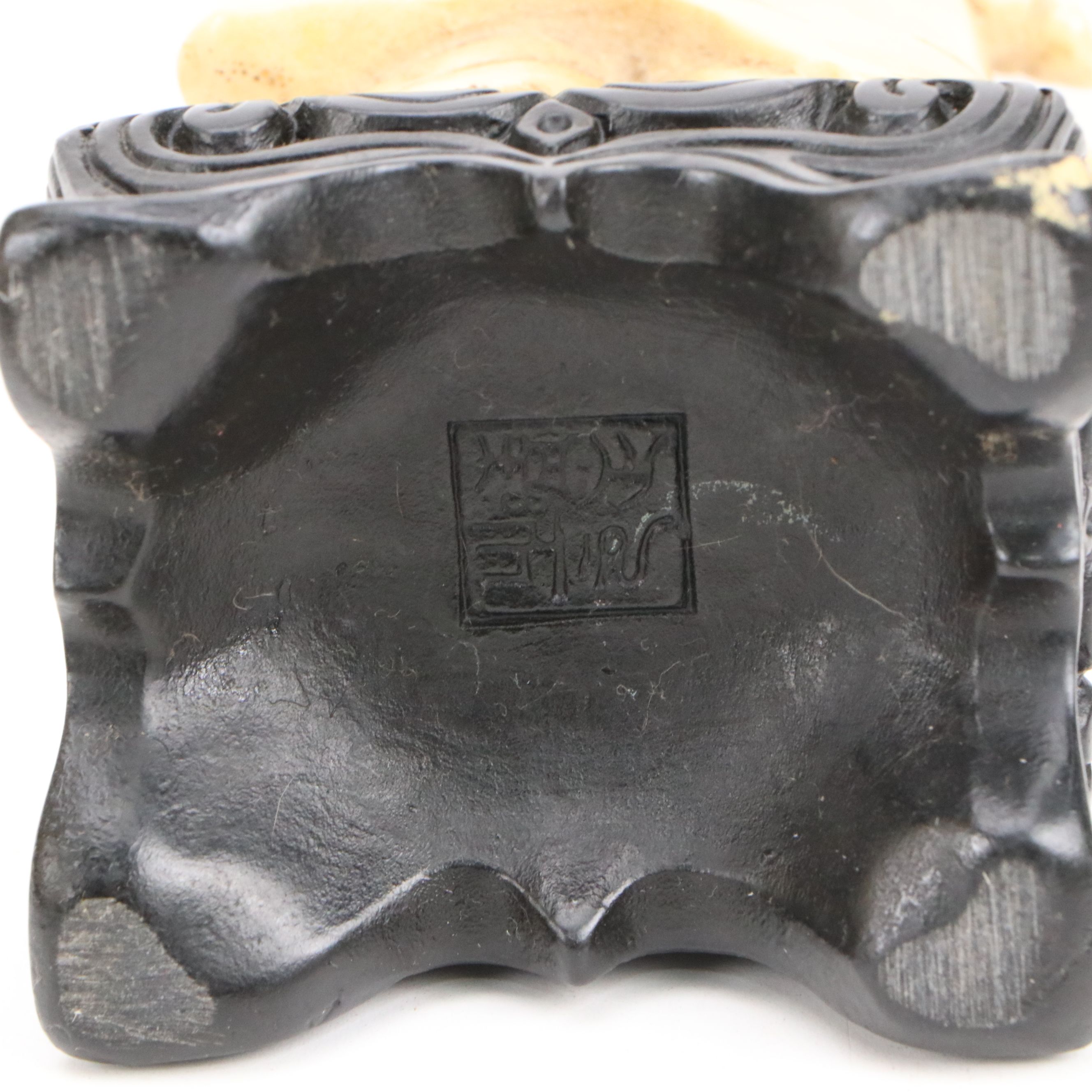 Italian Wony Chinoiserie Figures with Other Faux Ivory Statuettes