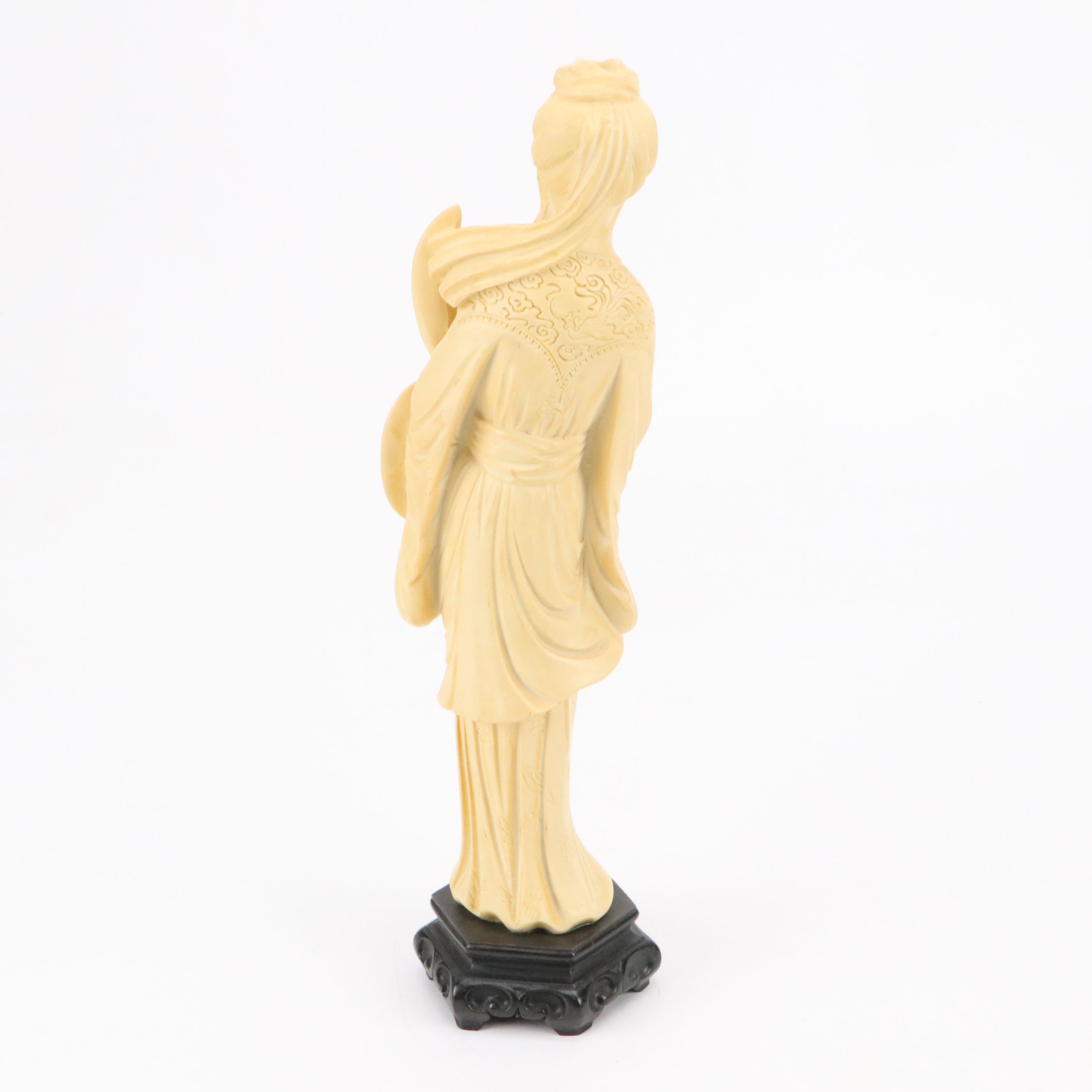 Italian Wony Chinoiserie Figures with Other Faux Ivory Statuettes