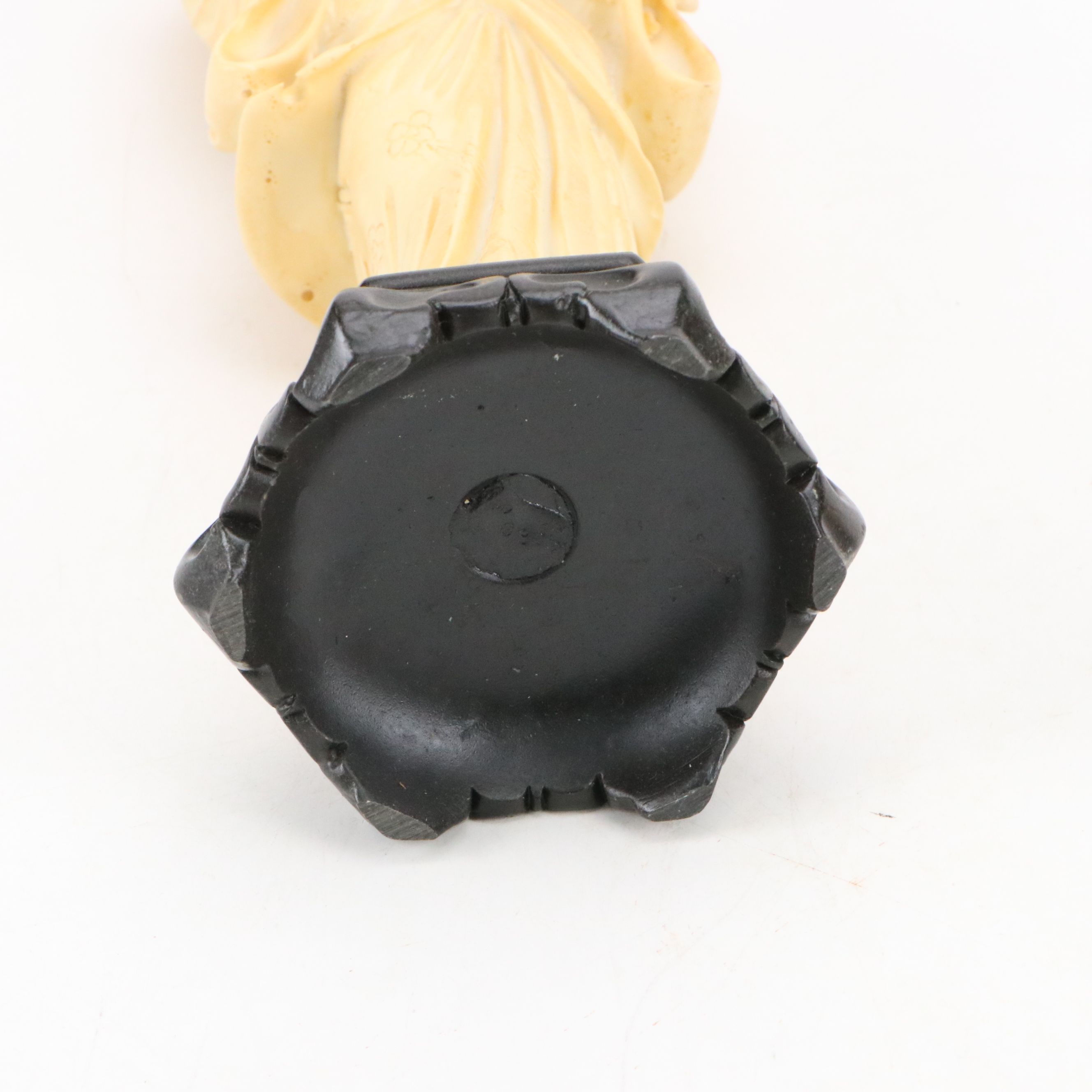 Italian Wony Chinoiserie Figures with Other Faux Ivory Statuettes