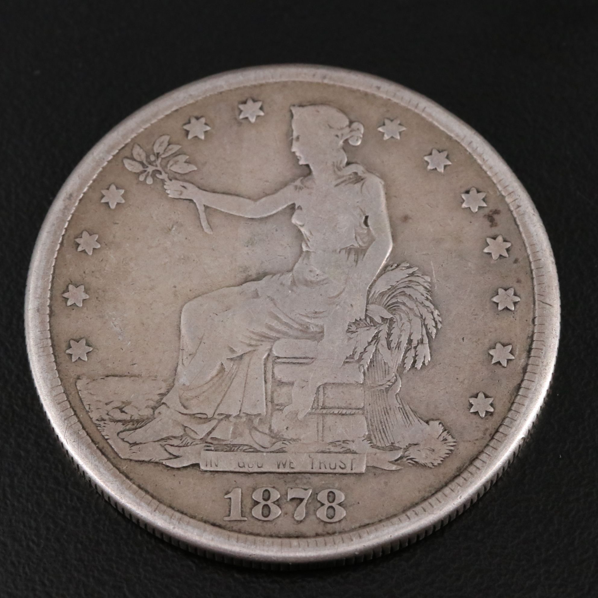 1878-S Trade Silver Dollar