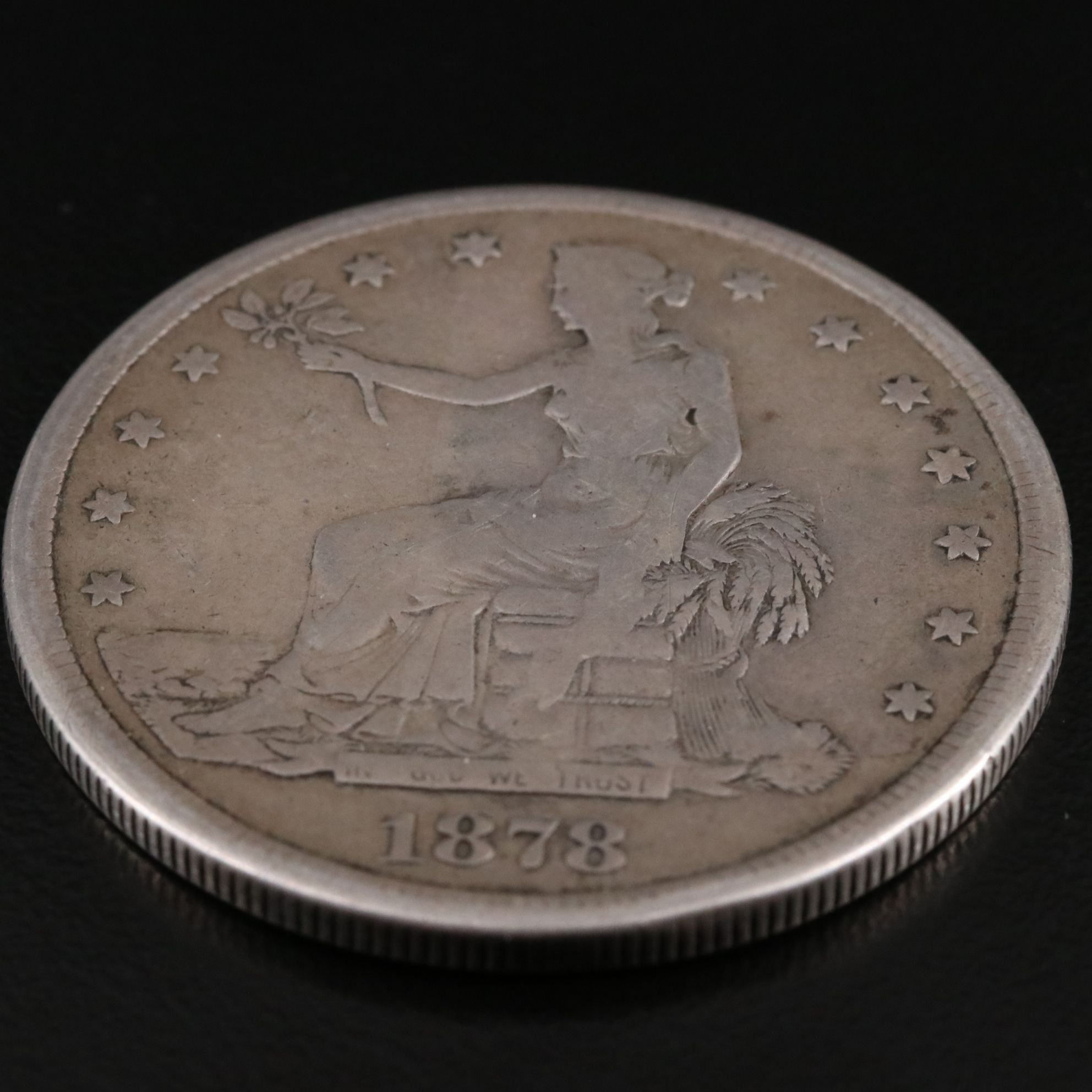 1878-S Trade Silver Dollar