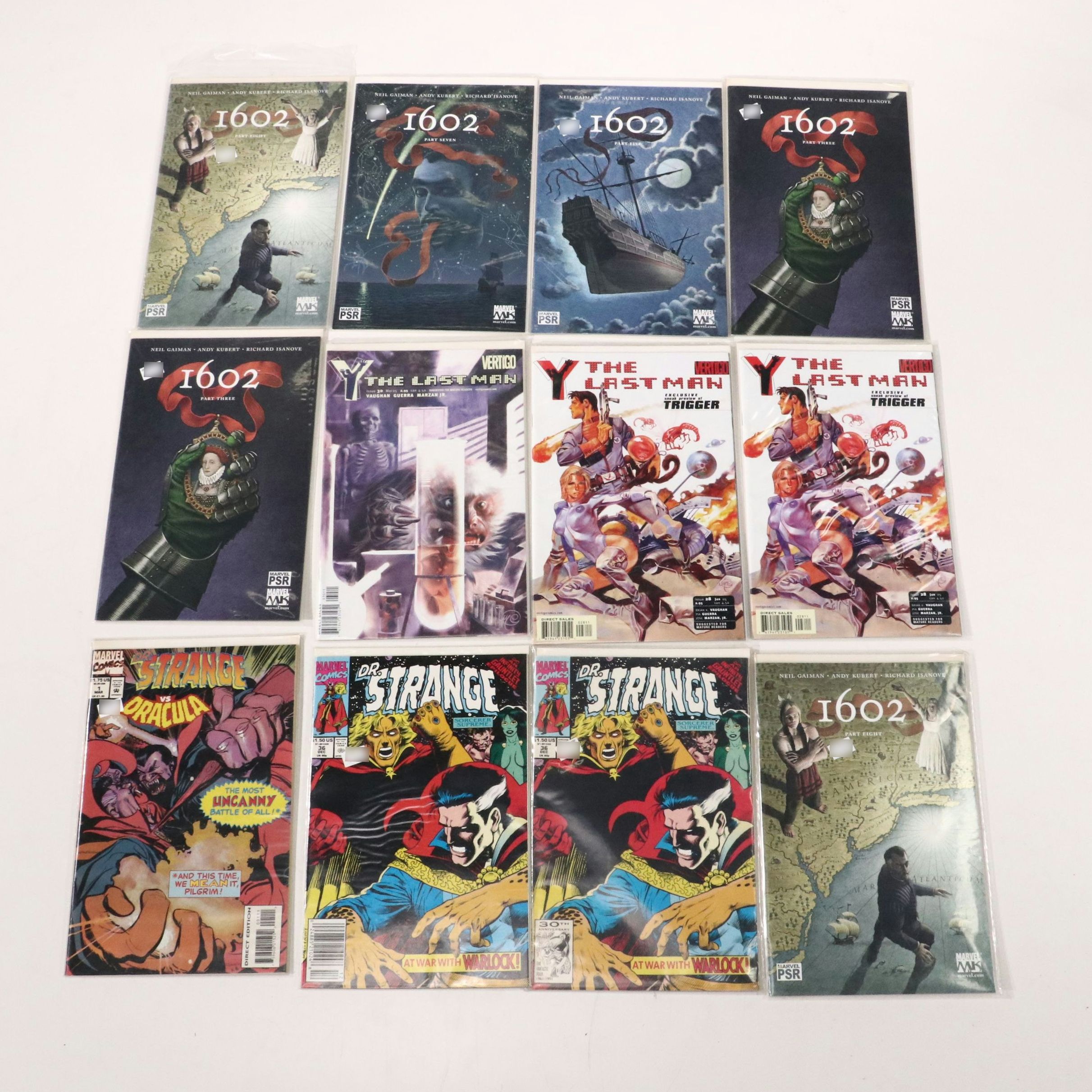 Modern Age Comic Books Featuring "Excalibur", "Dr. Strange", and More