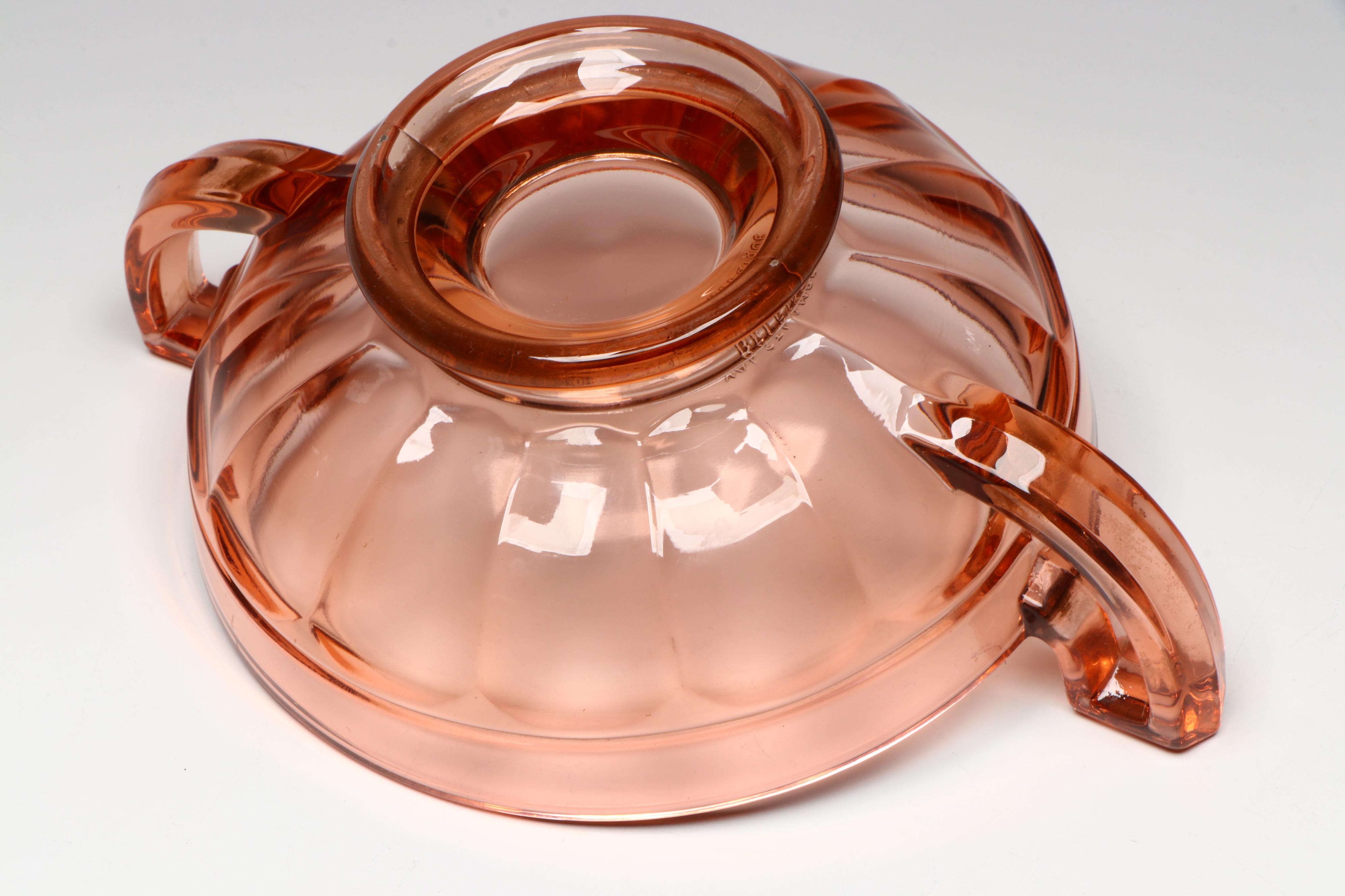 Val St. Lambert Glass "Noemie" Bowl, "Marceau" and Other Trumpet Vases