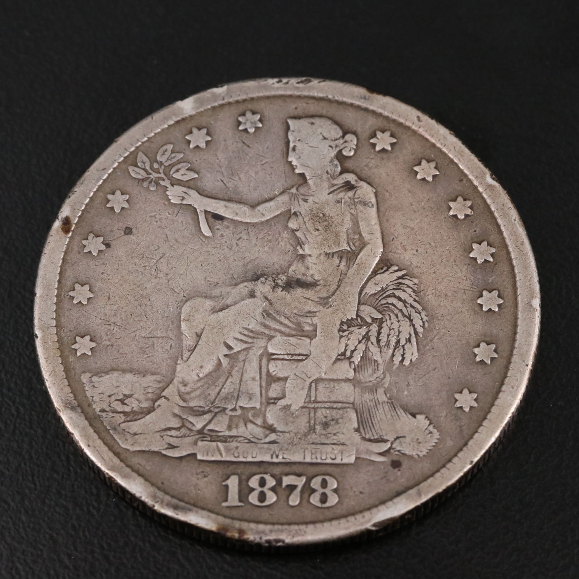 1878-S Trade Silver Dollar