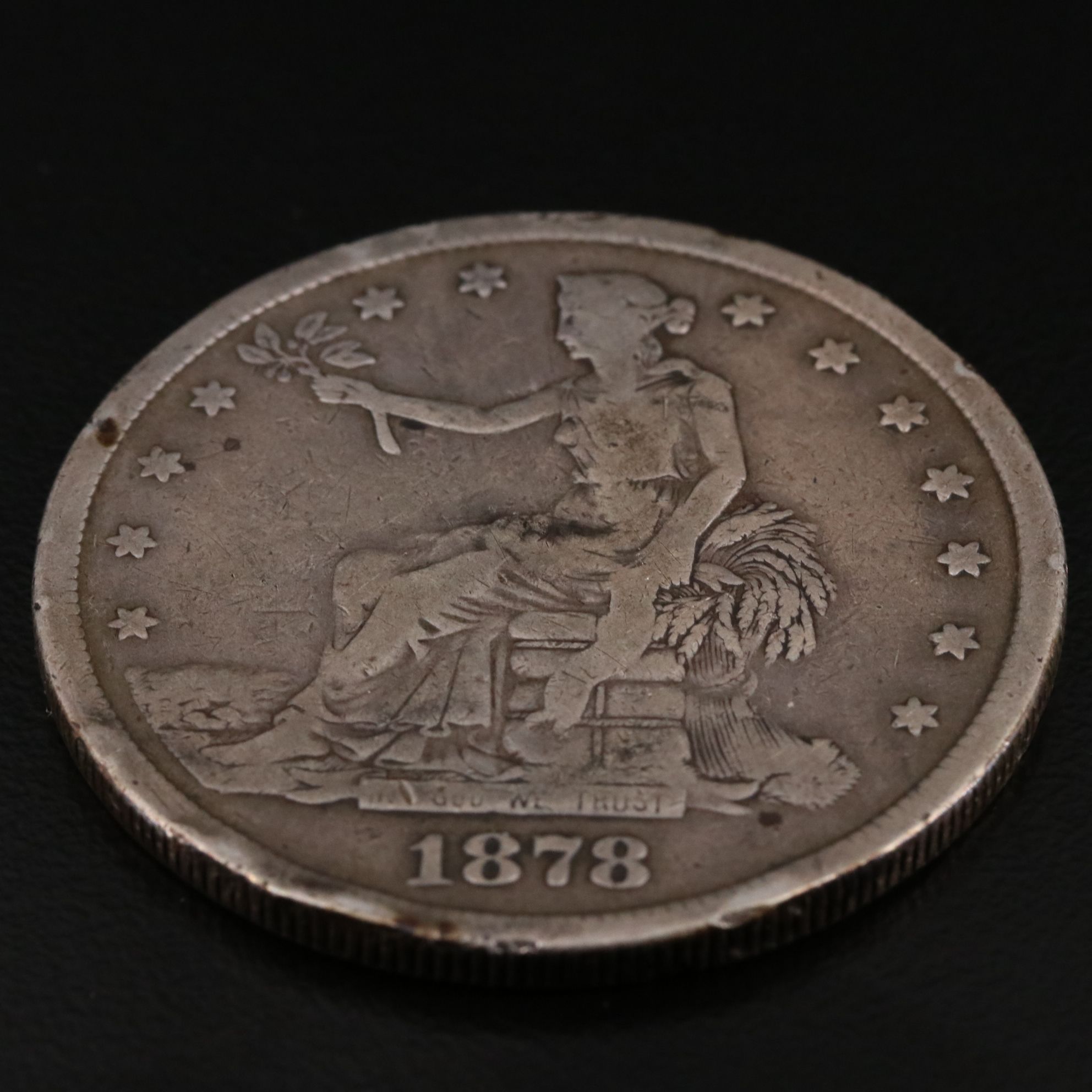 1878-S Trade Silver Dollar