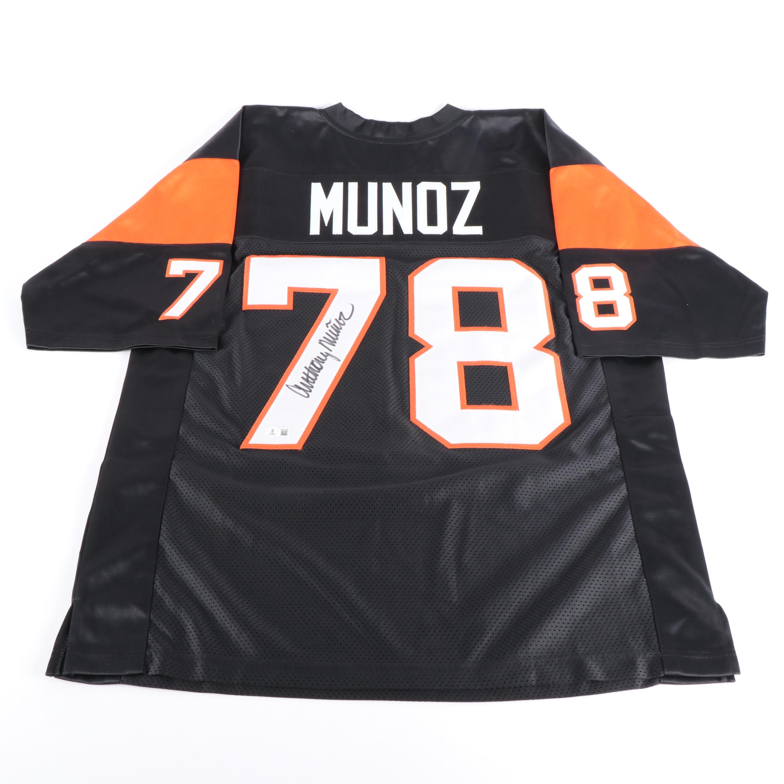 Anthony Muñoz Signed Cincinnati Bengals Football Jersey, Beckett