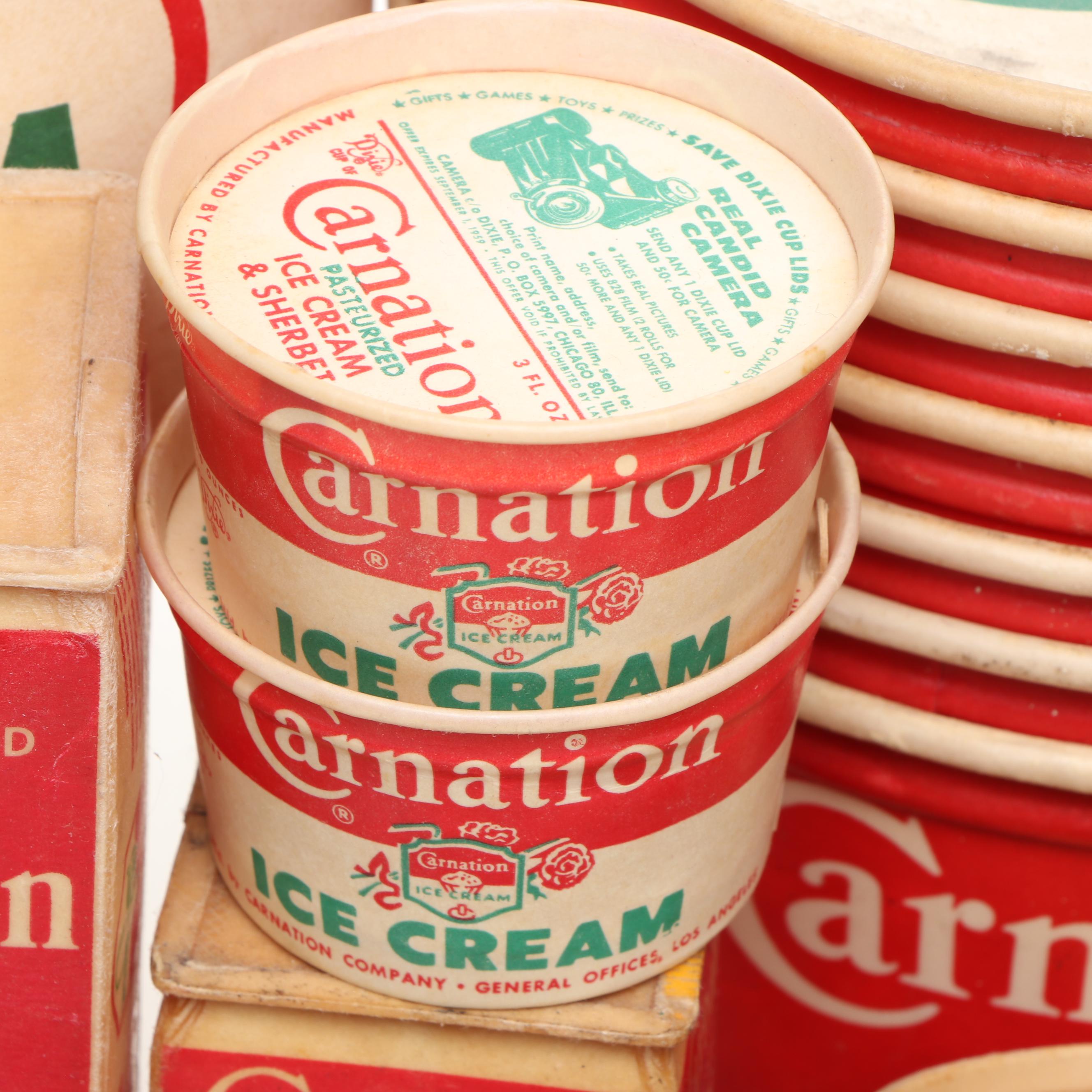 Carnation Milk Cartons, Boxes, Cartons and More, Mid-20th Century