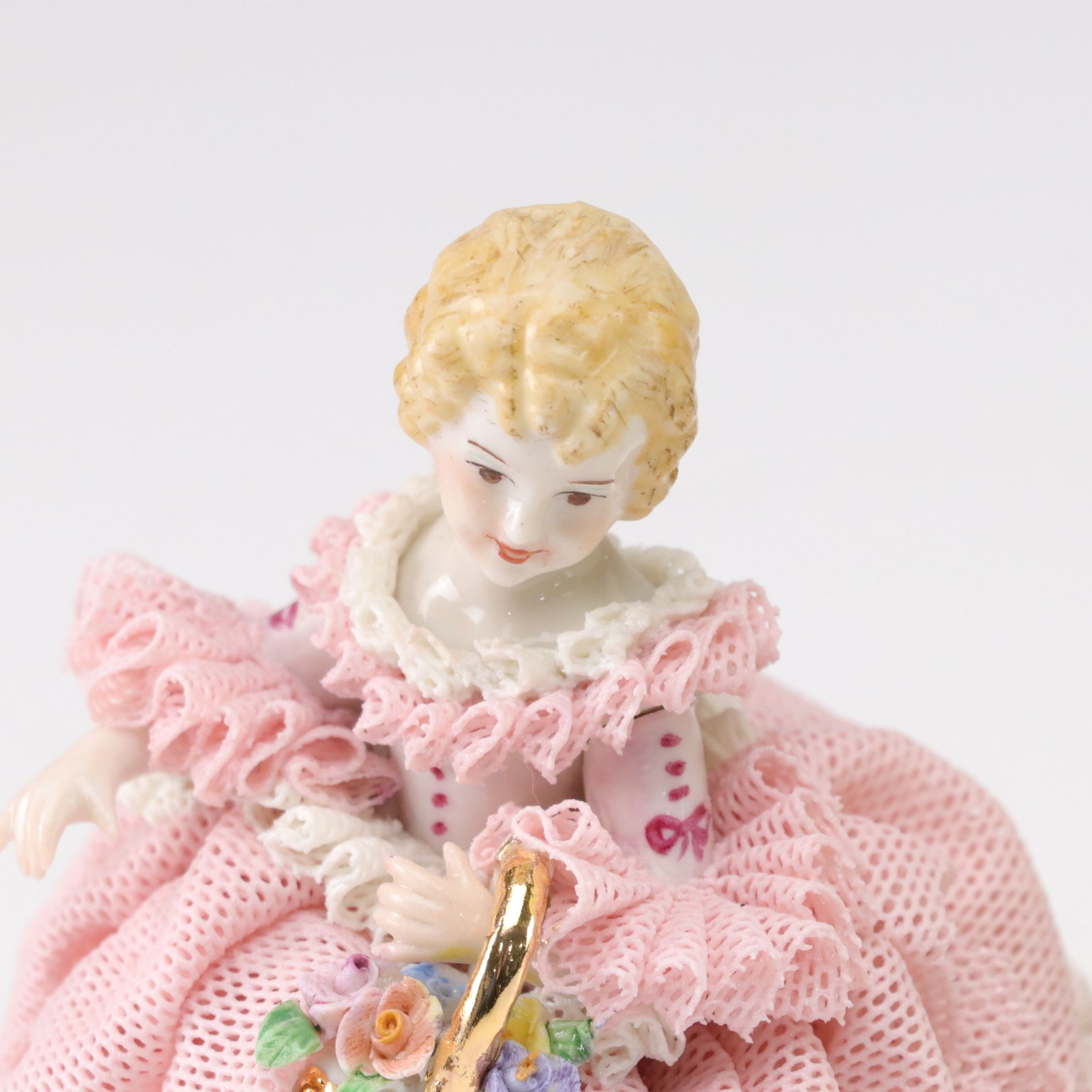 Irish Dresden "Dorothea" and Other Porcelain Figurines