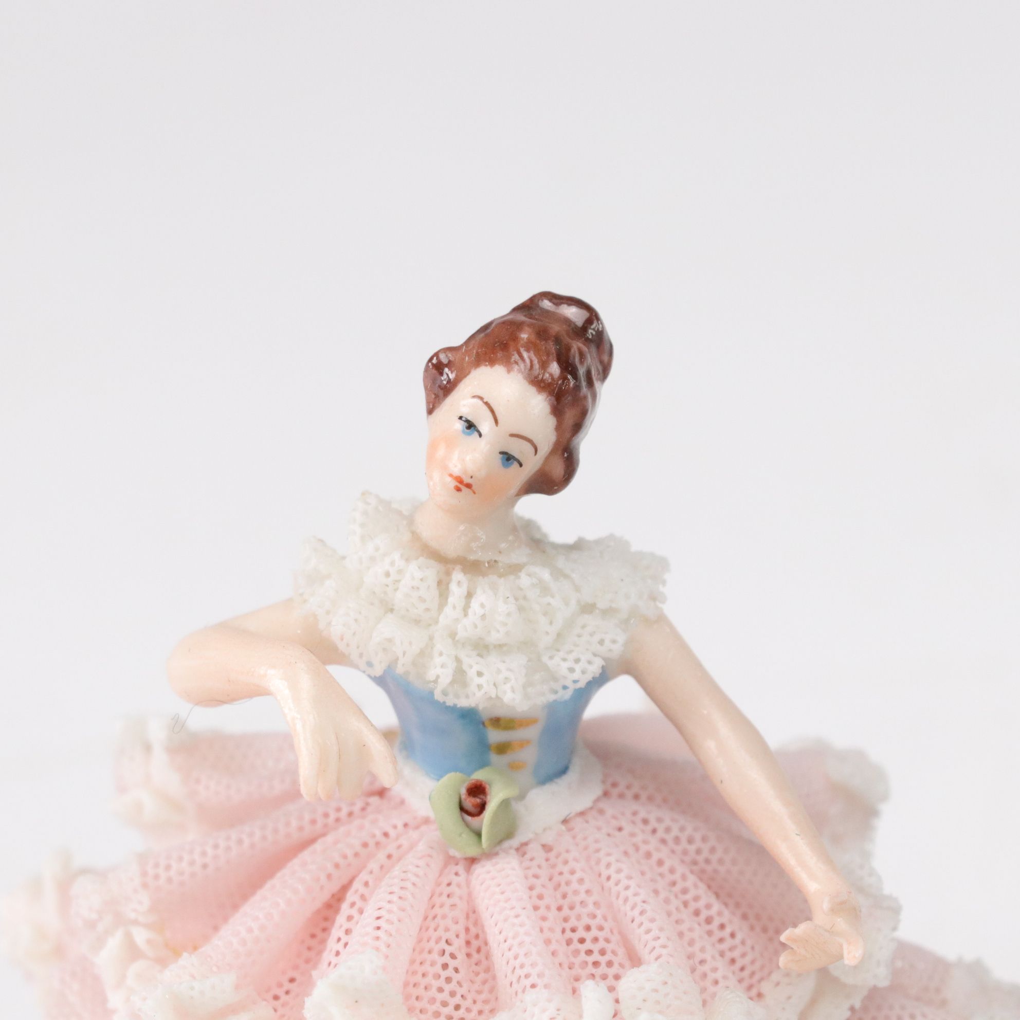 Irish Dresden "Dorothea" and Other Porcelain Figurines