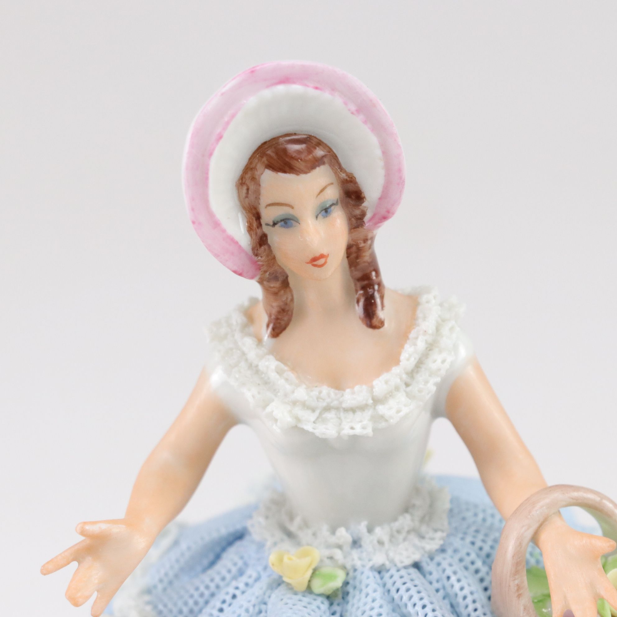 Irish Dresden "Dorothea" and Other Porcelain Figurines