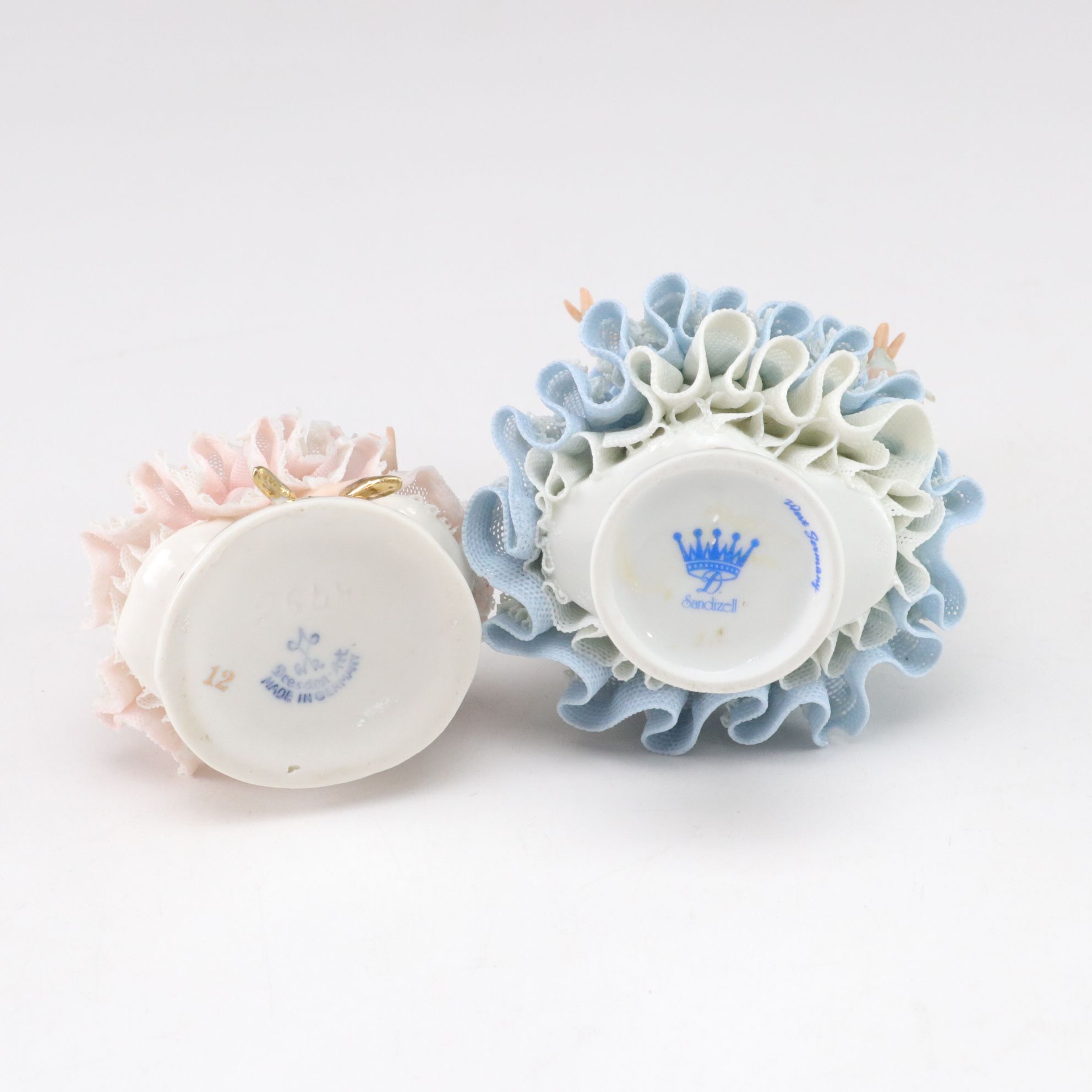 Irish Dresden "Dorothea" and Other Porcelain Figurines