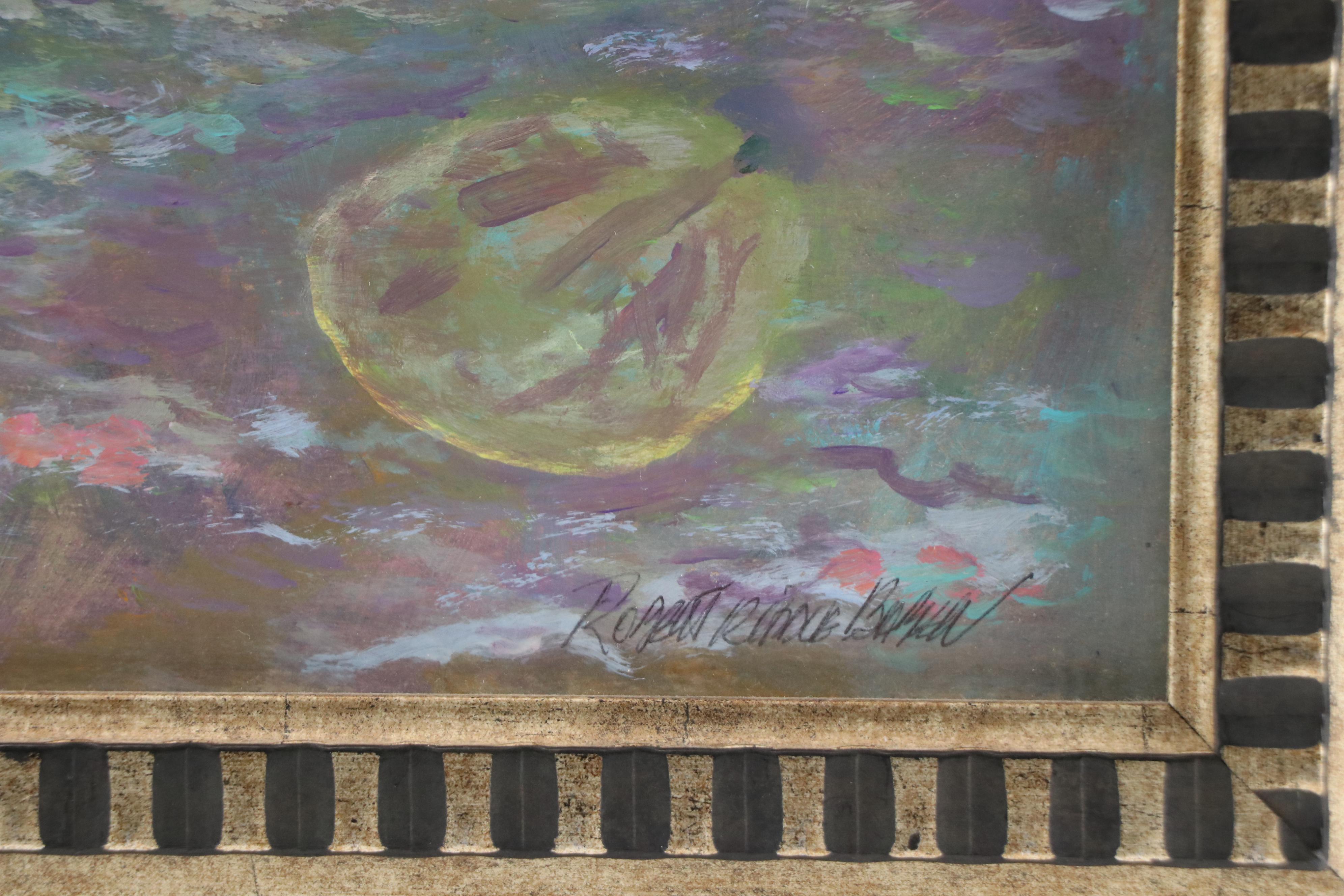 Robert Riddle Baker Landscape Acrylic Painting "Full Sun Bloom," 2025