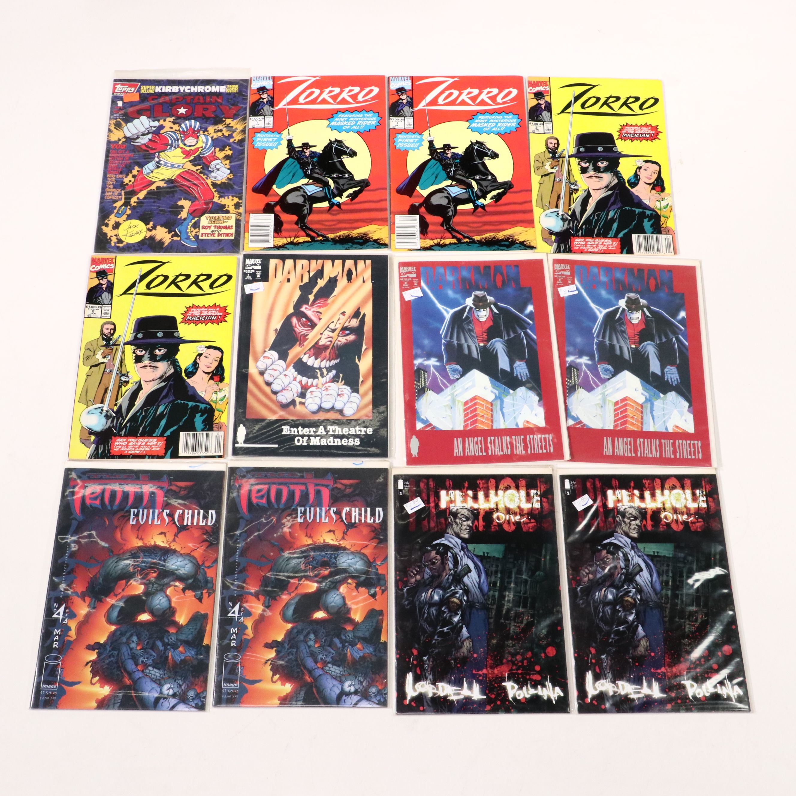 Modern Age Comic Books Featuring "The Mask of Zorro", "X-Files", and More