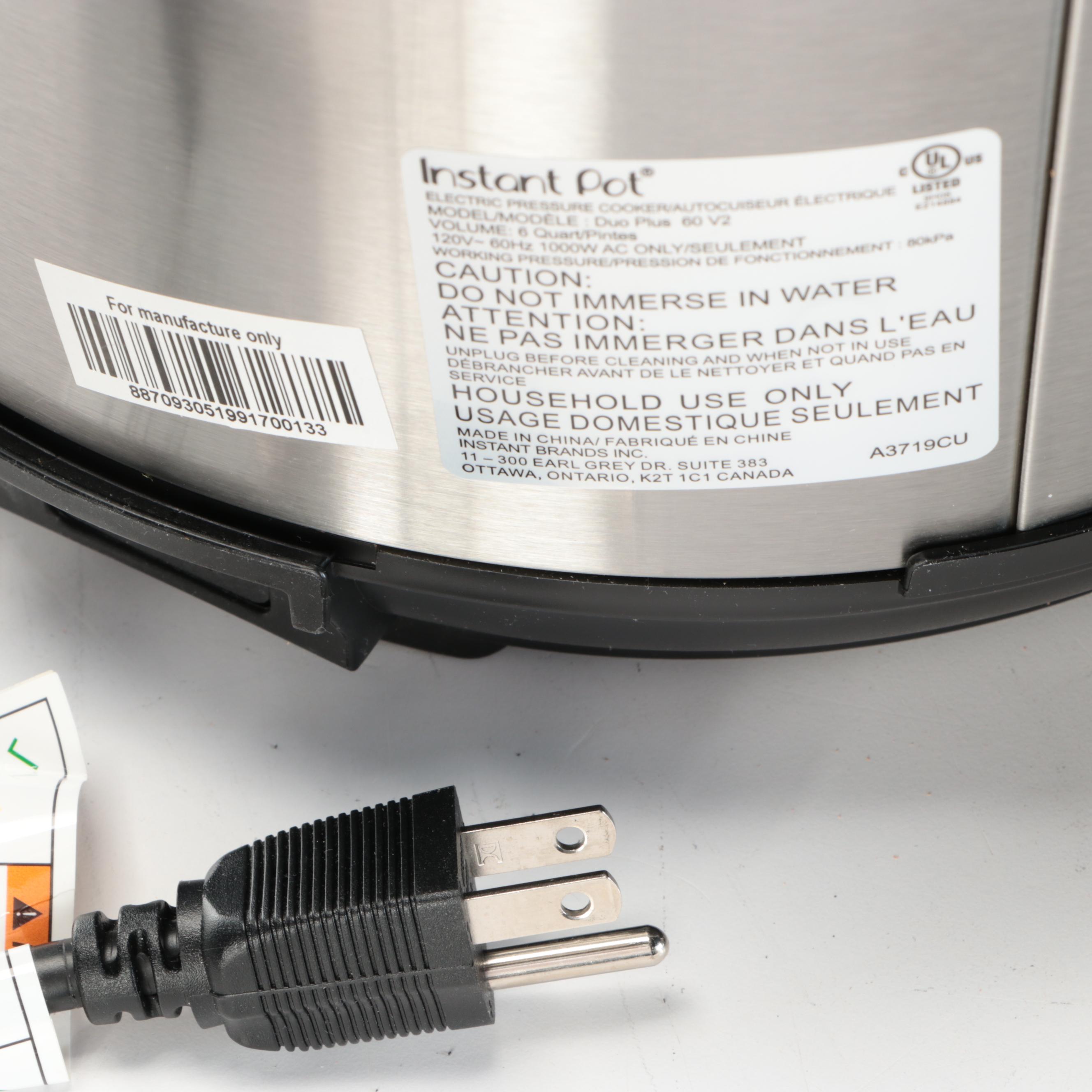 Rival Crock-Pot Slow Cooker and Instant Pot Duo Plus Pressure Cooker