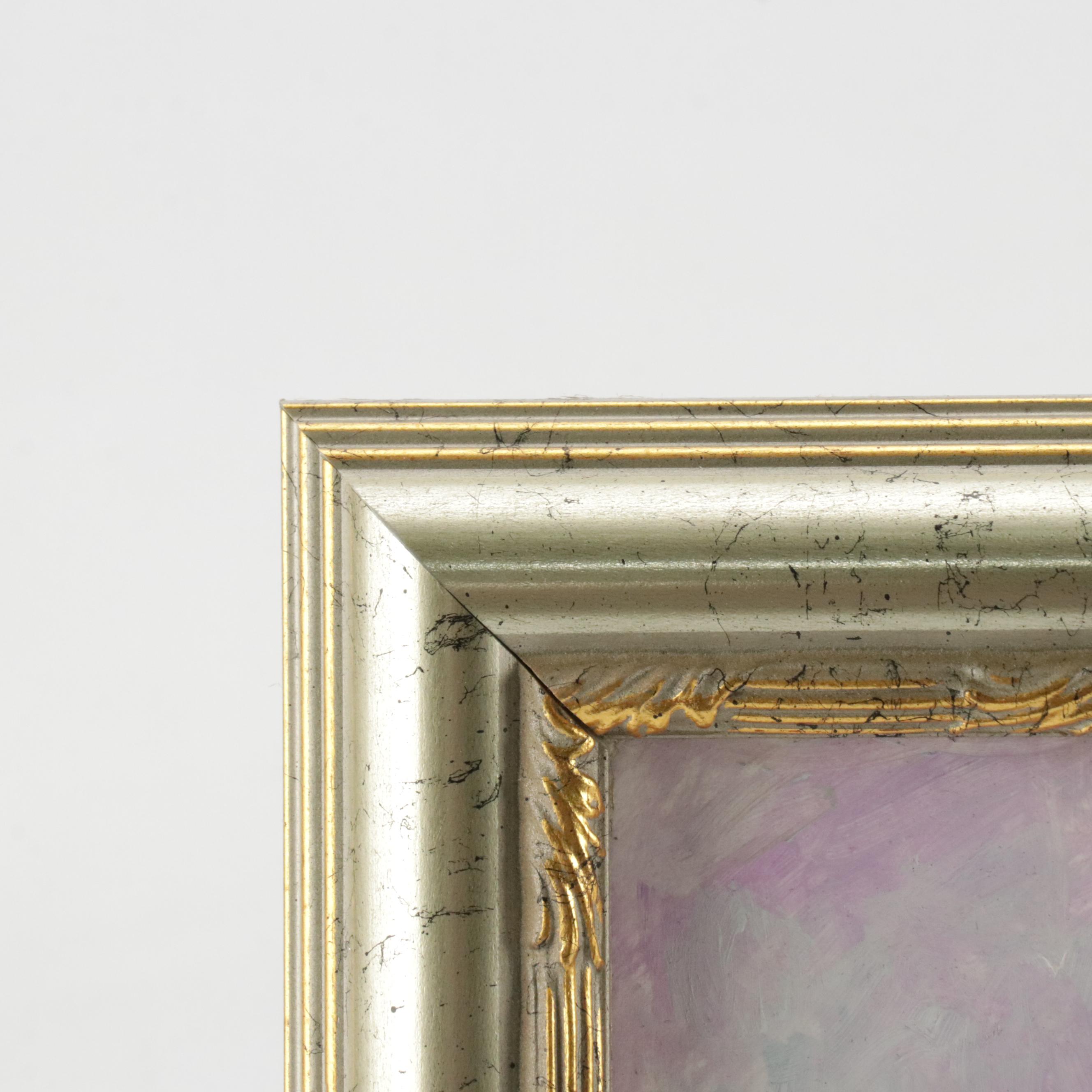 Robert Riddle Baker Landscape Acrylic Painting "Reflections," 2025