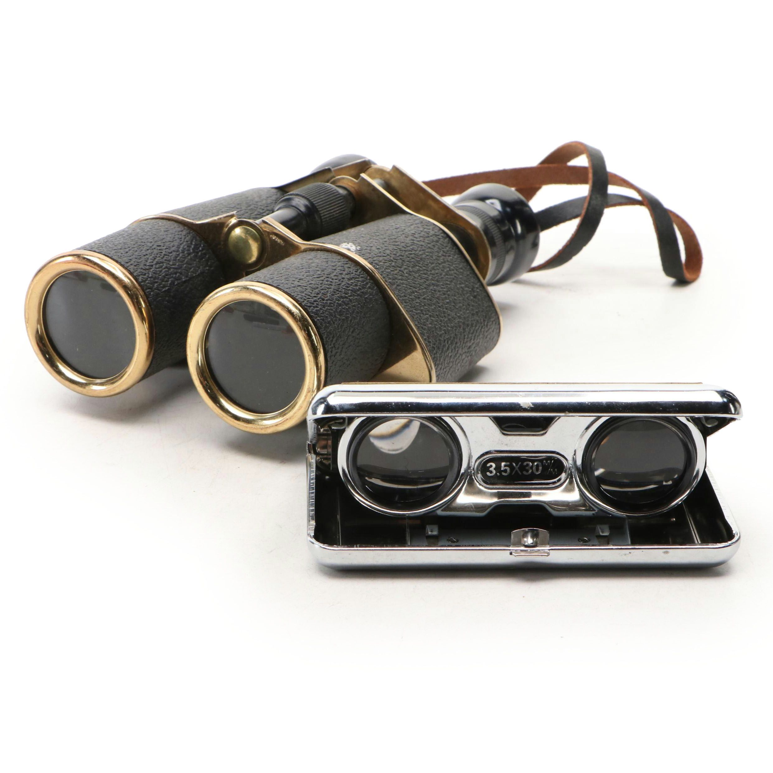 Vintage Stellar Binocular and Pocket Binoculars