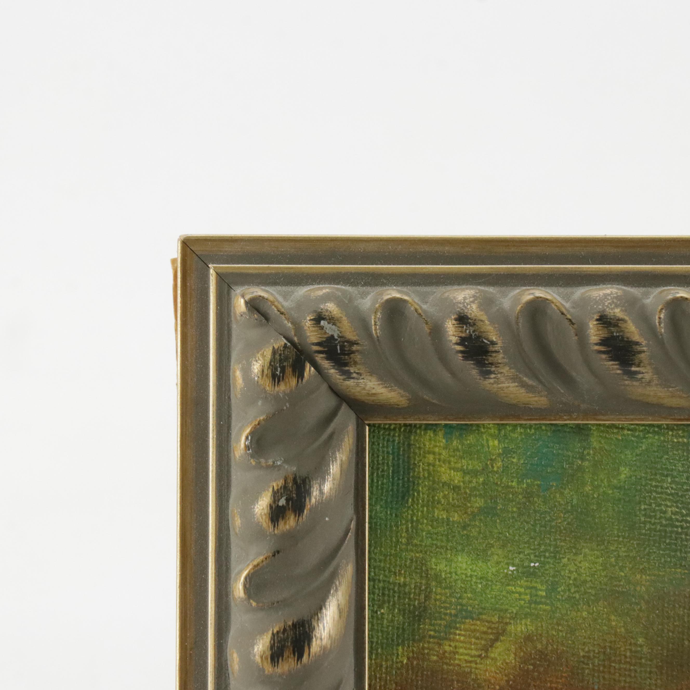 Robert Riddle Baker Landscape Acrylic Painting "The Beginning of Morning," 2023