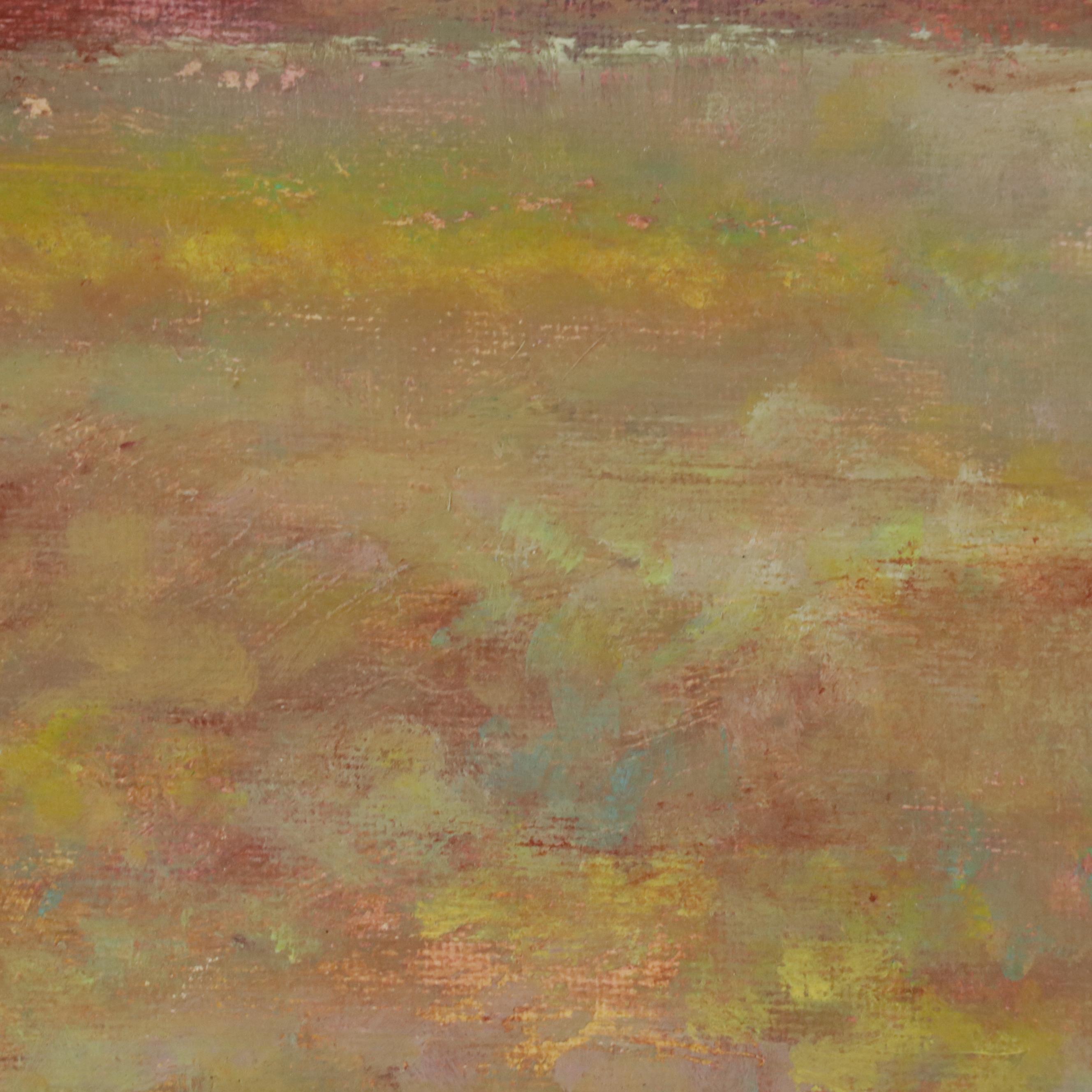 Robert Riddle Baker Landscape Acrylic Painting "Pastel Thoughts," 2022