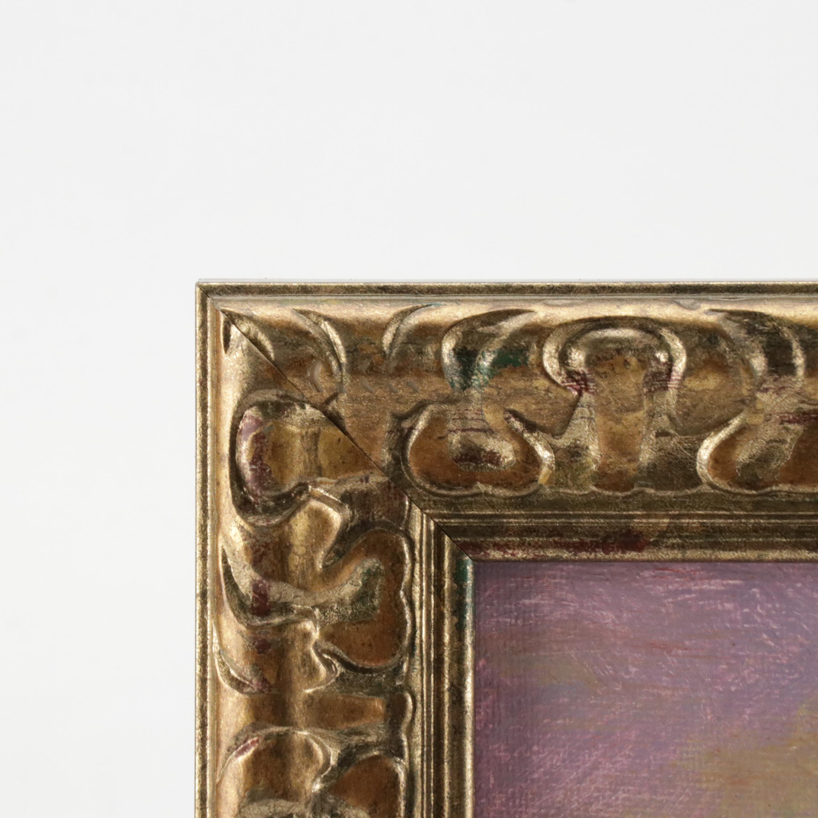 Robert Riddle Baker Landscape Acrylic Painting "Pastel Thoughts," 2022