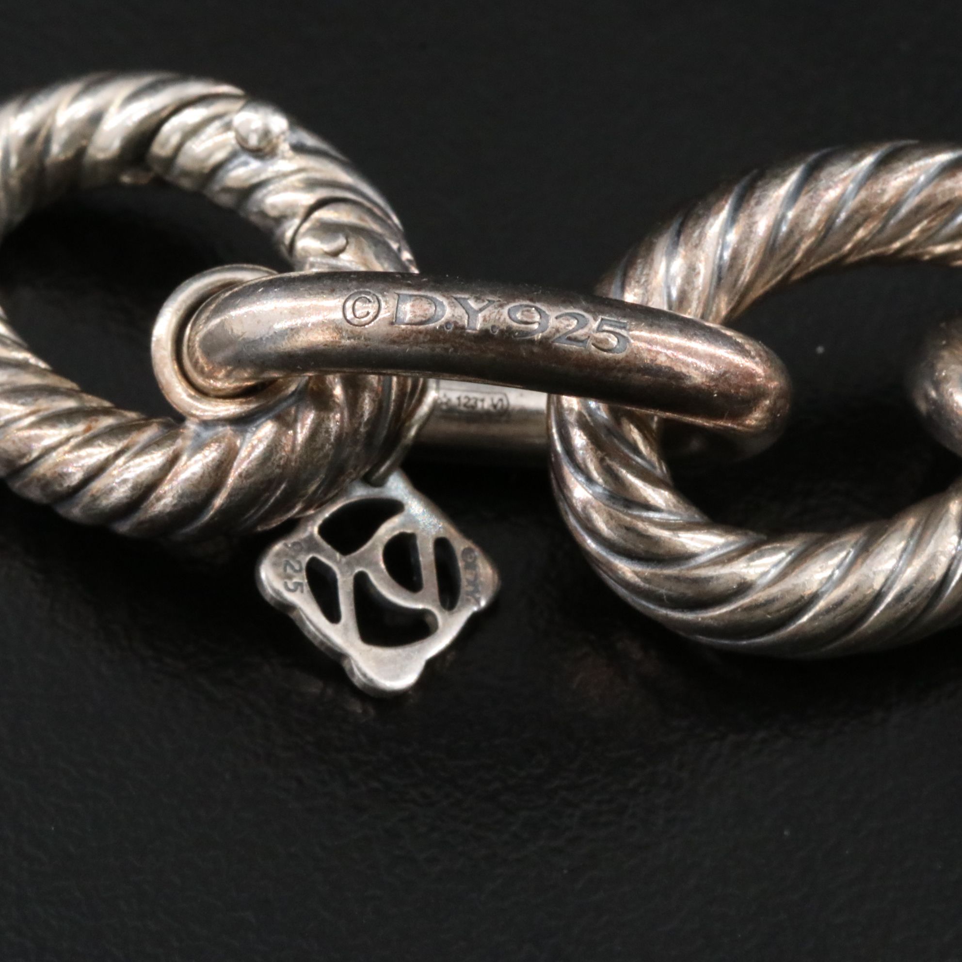 David Yurman Sterling Oval Link Necklace