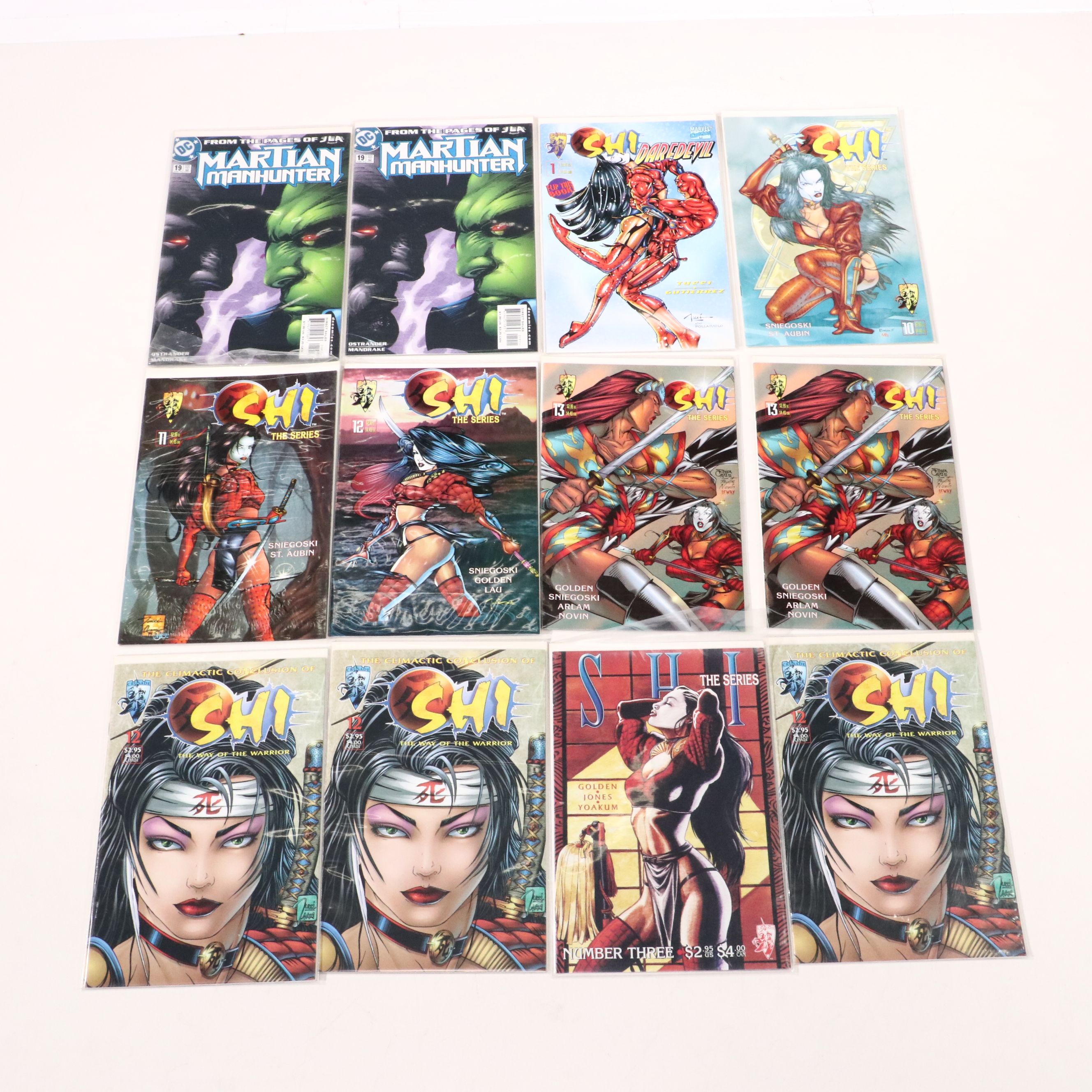 Modern Age Comic Books Featuring "Martian Manhunter" and More