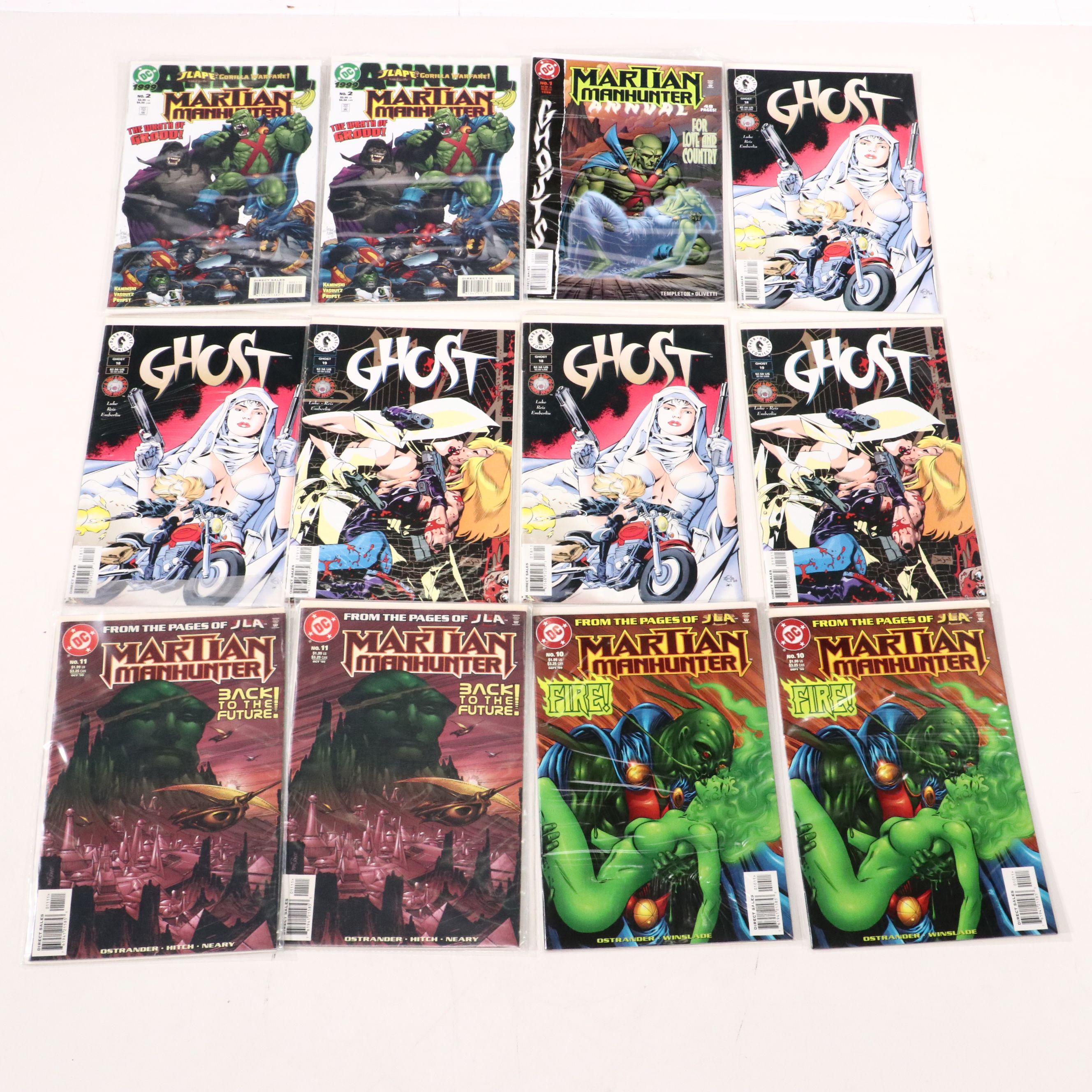 Modern Age Comic Books Featuring "Martian Manhunter" and More