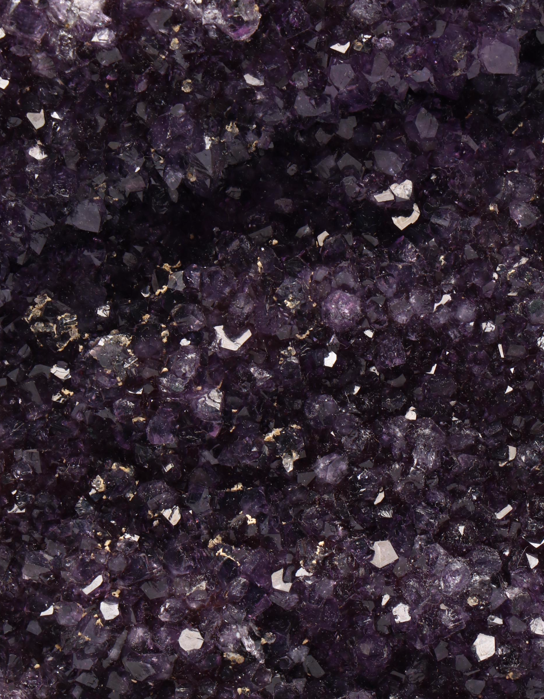 Amethyst Geode Specimens with Custom Metal Stands