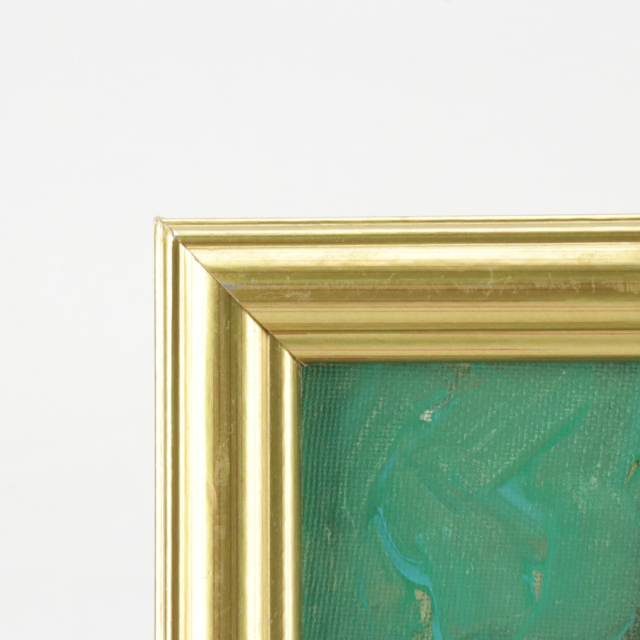 Robert Riddle Baker Landscape Acrylic Painting "Weather Change," 2023