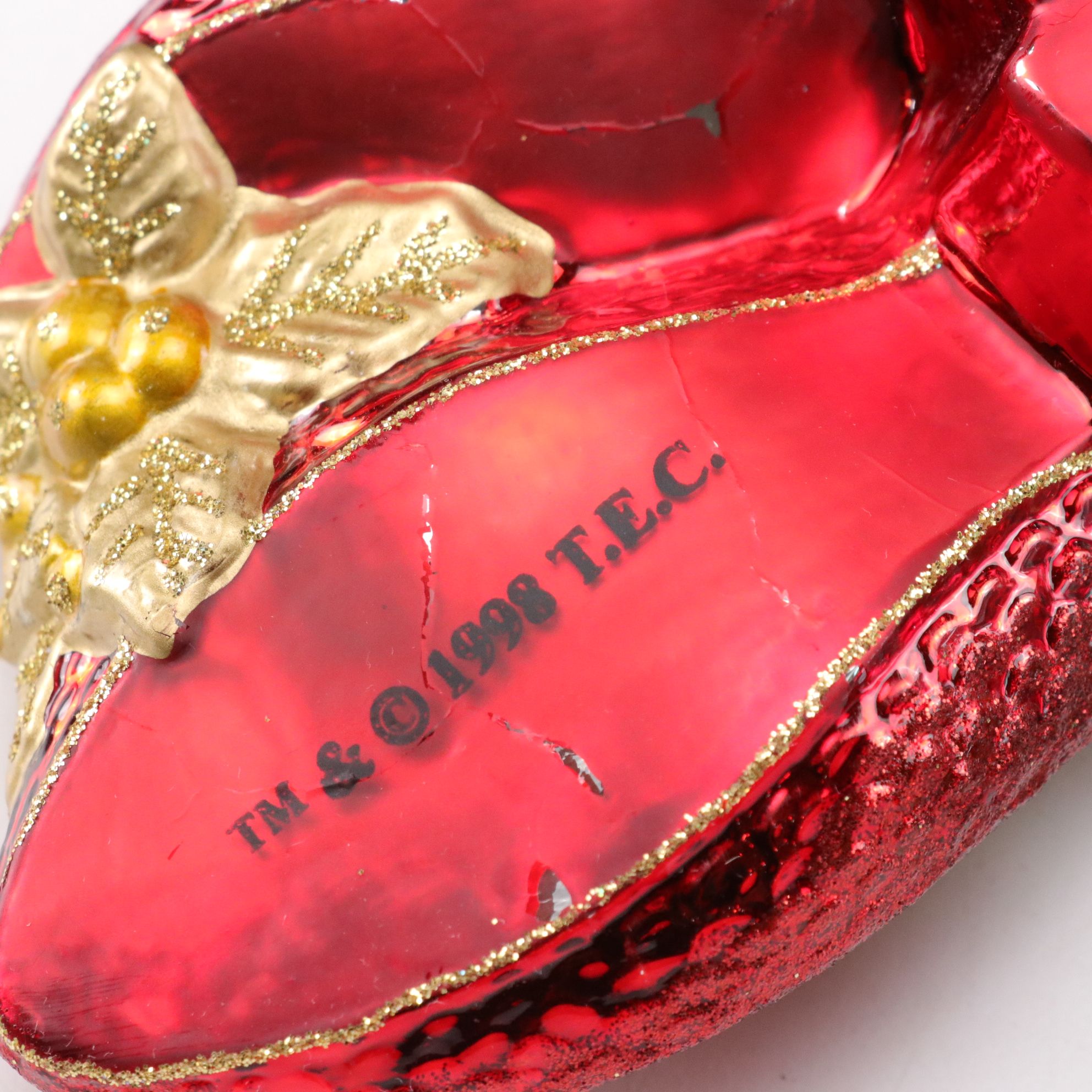 Hand-Painted Glass Christmas Ornament Collection, 1998