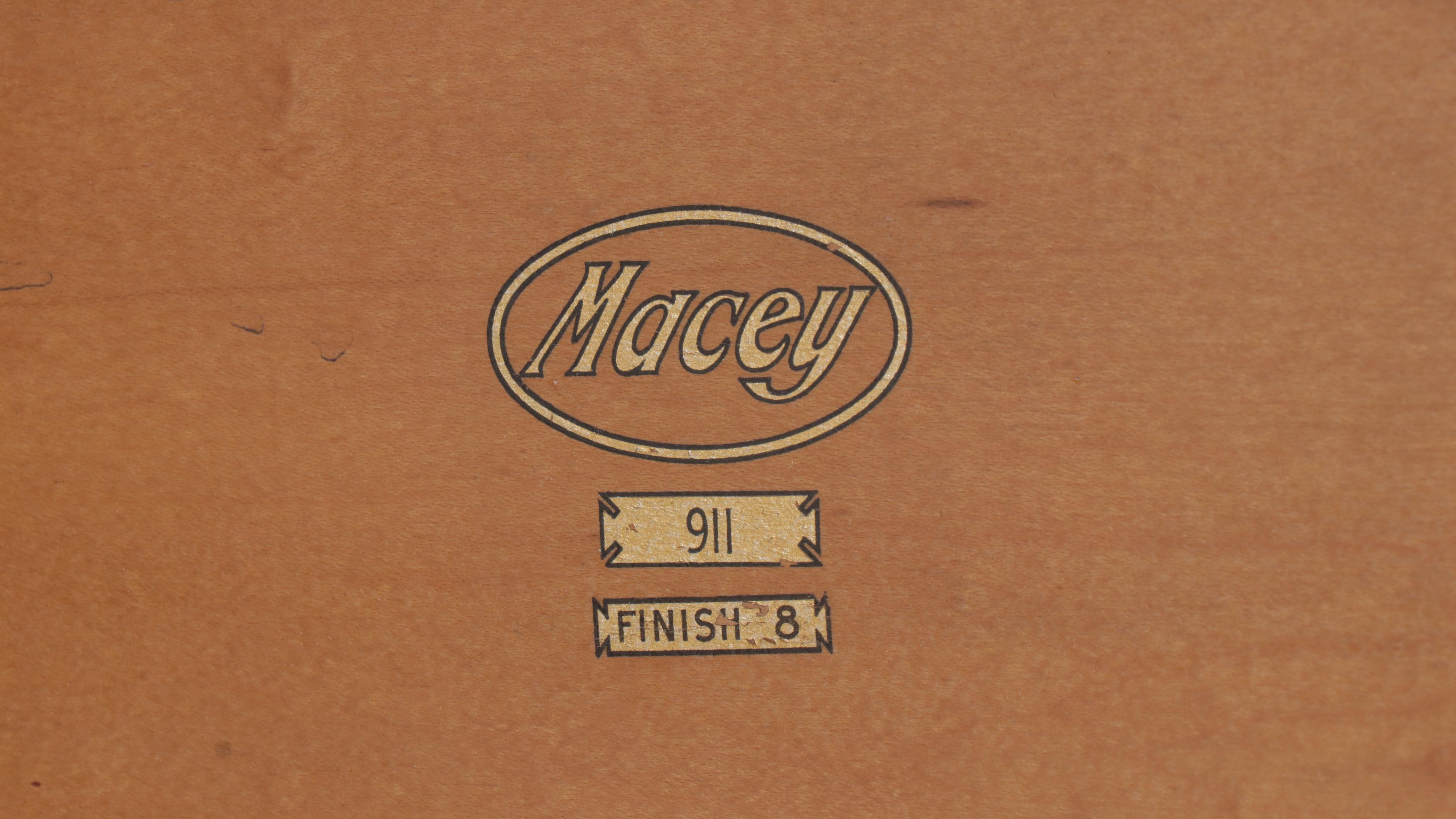 Macey Oak Four-Tiered Barrister's Bookcase, 20th Century