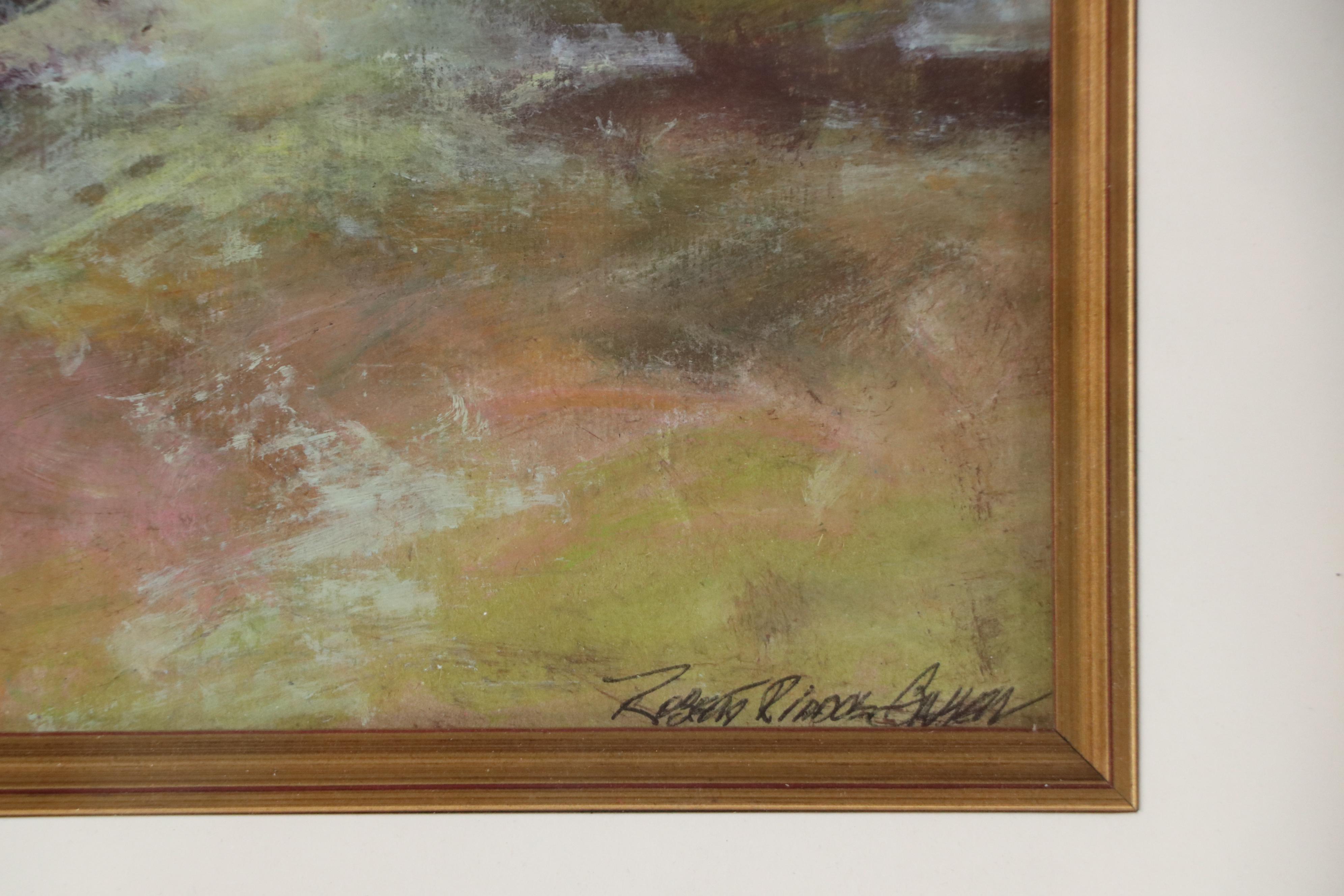 Robert Riddle Baker Landscape Acrylic Painting "Morning Emerges," 2025