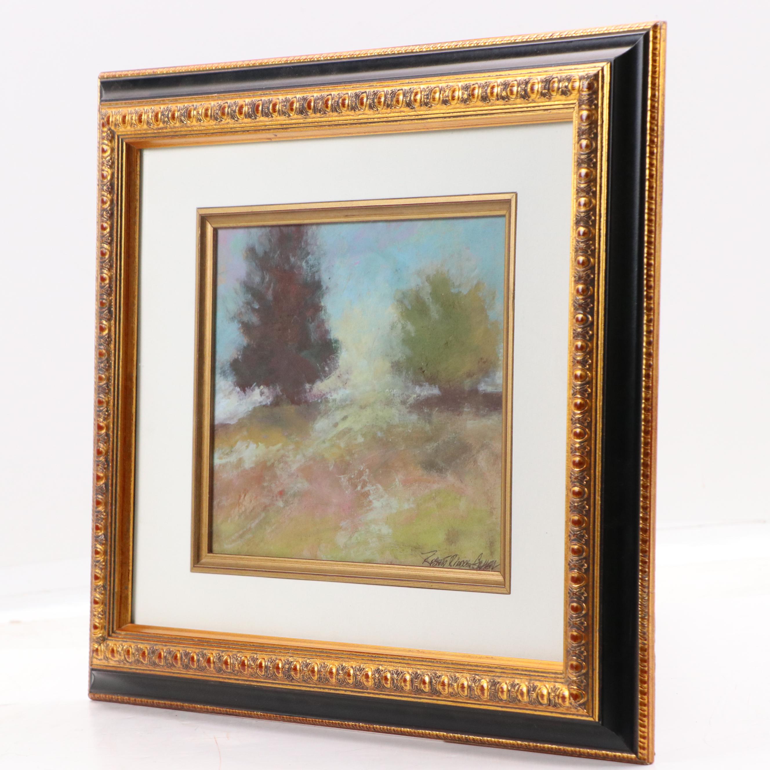 Robert Riddle Baker Landscape Acrylic Painting "Morning Emerges," 2025