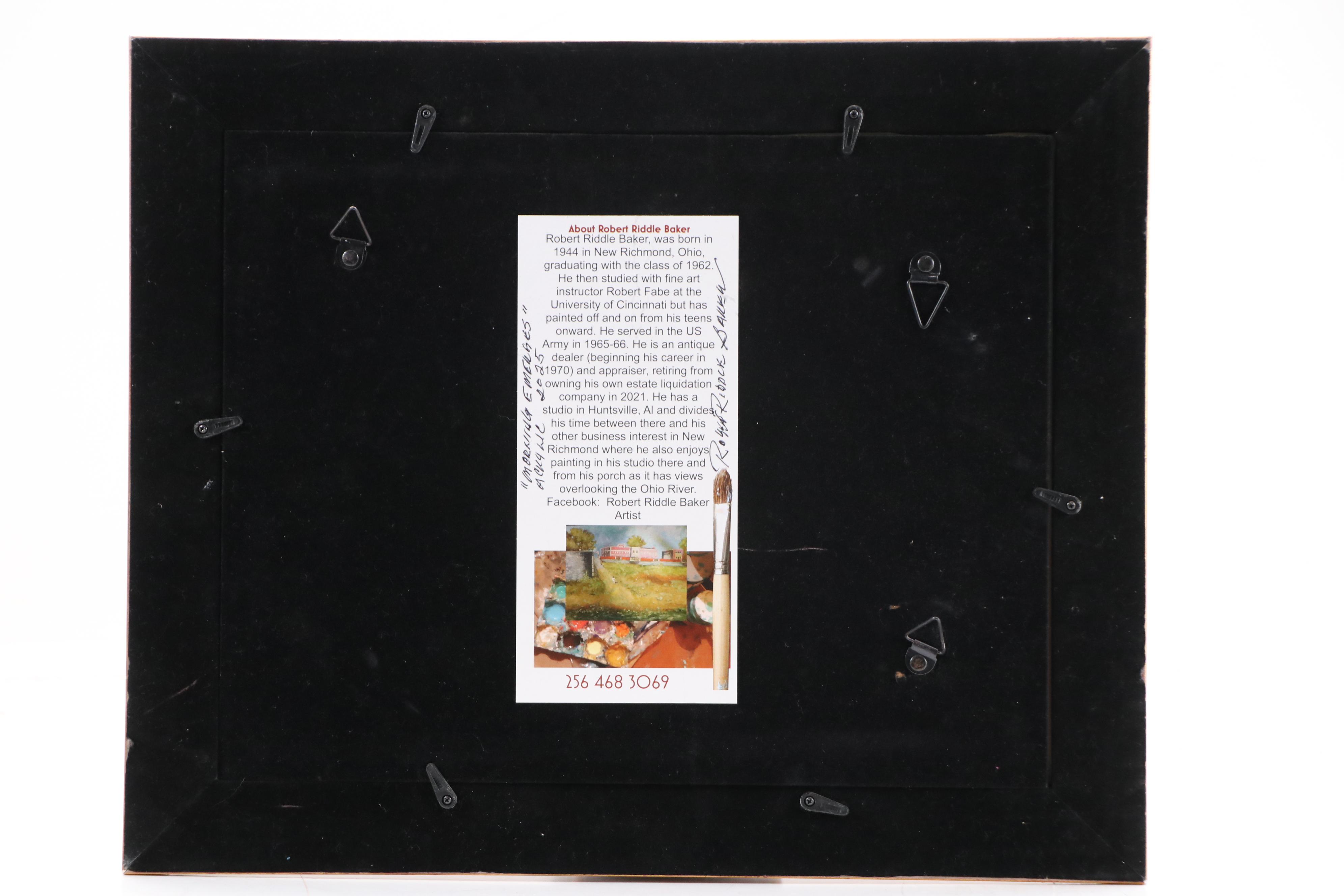 Robert Riddle Baker Landscape Acrylic Painting "Morning Emerges," 2025