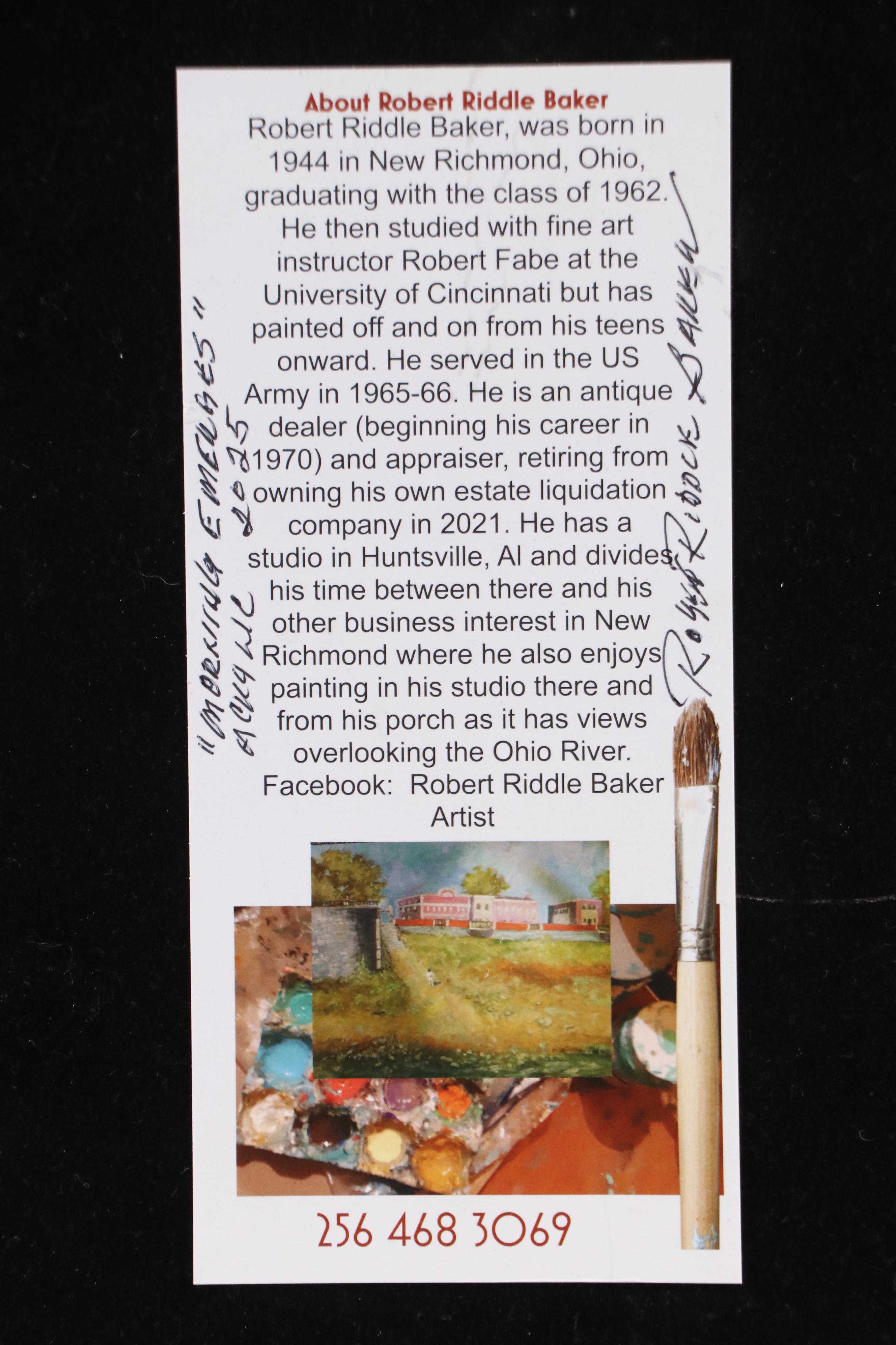 Robert Riddle Baker Landscape Acrylic Painting "Morning Emerges," 2025