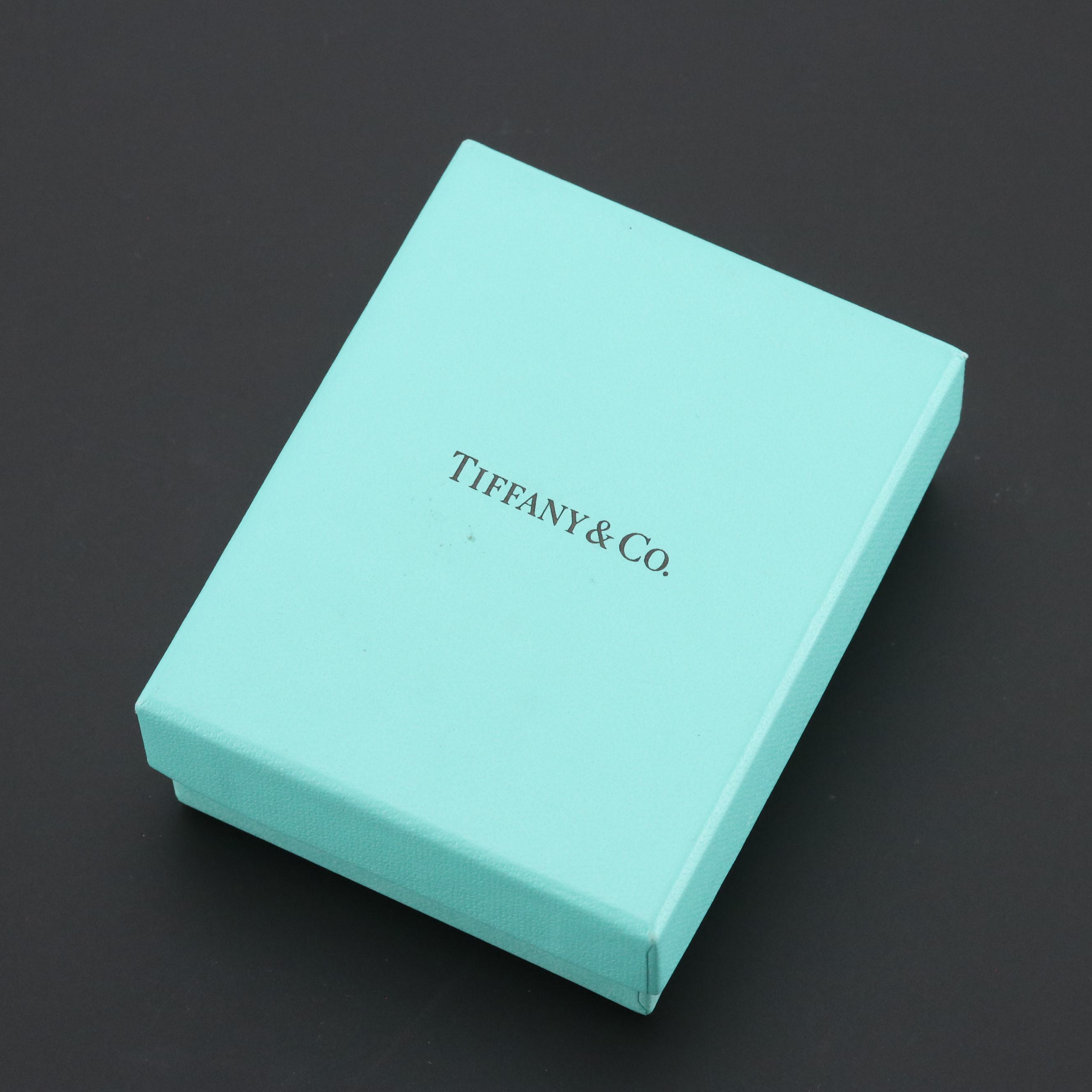 Tiffany & Co. Sterling Silver Triple Circle Drop Necklace with Box