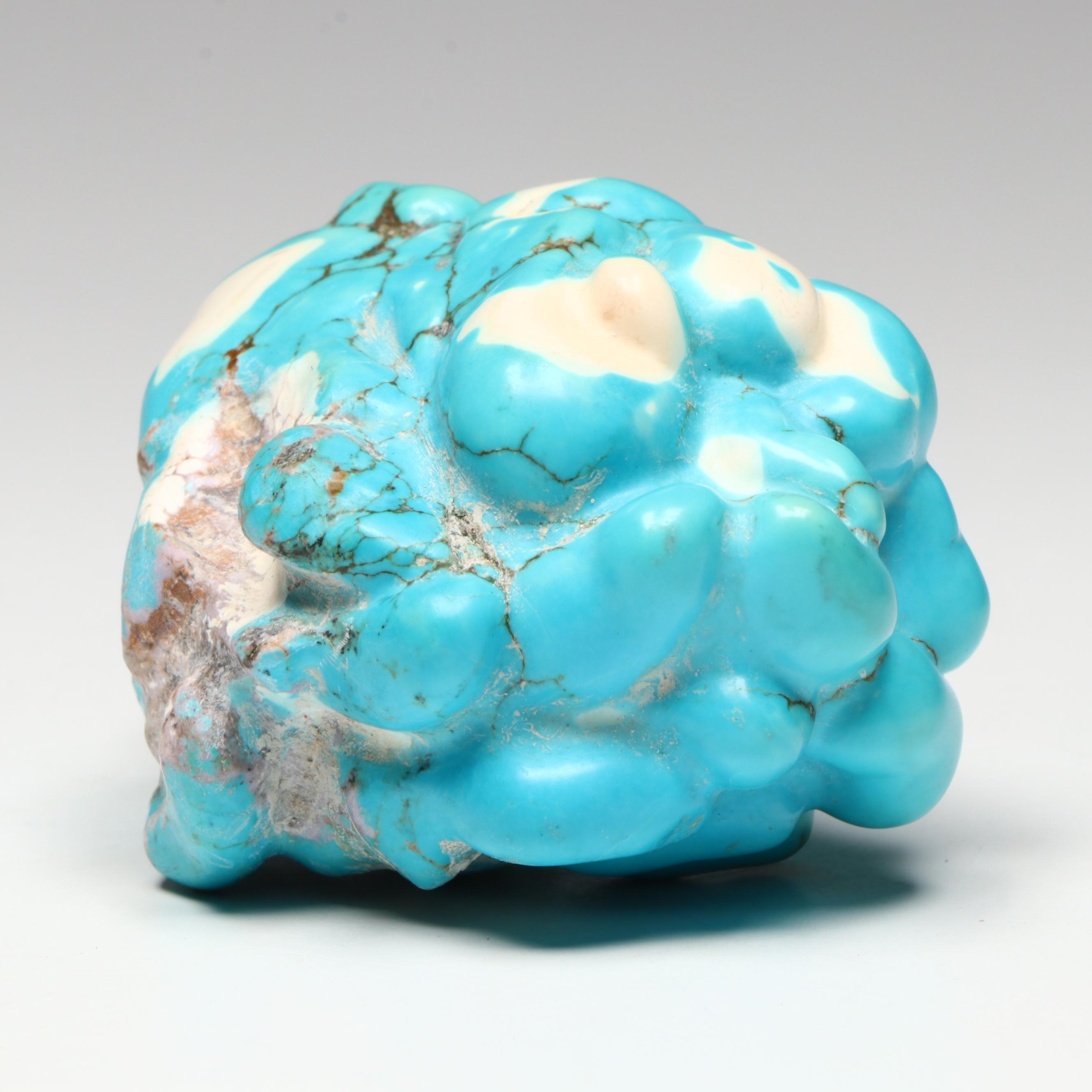 Chinese Magnesite Specimen Snuff Bottle with Quartz Lid