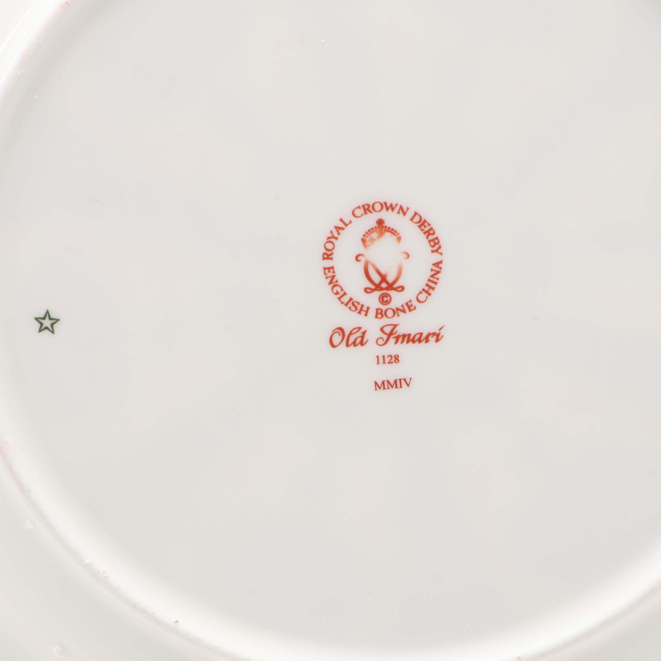 Royal Crown Derby "Old Imari" Porcelain Plates